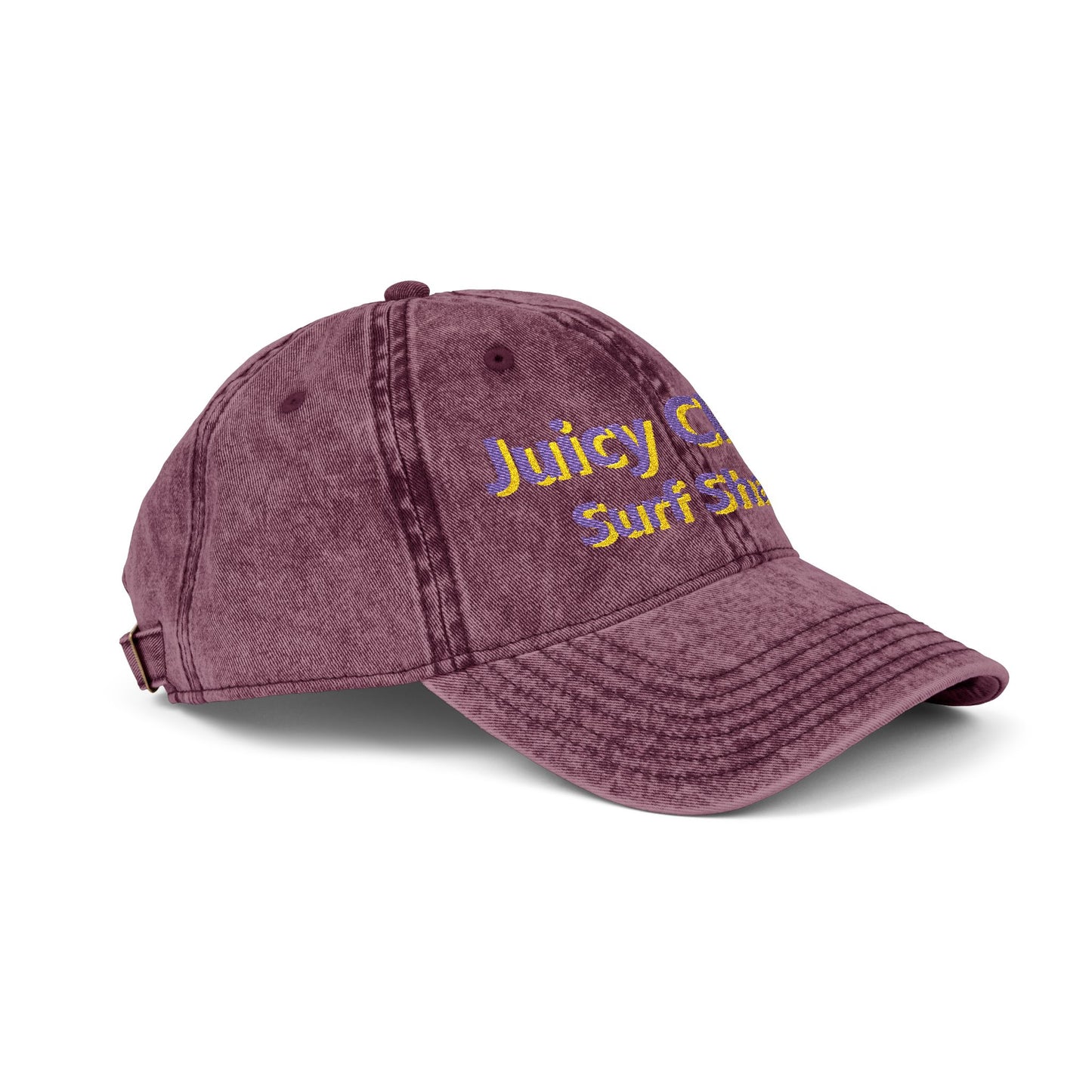 Juicy Clams Embroidered Vintage Cap (E006)