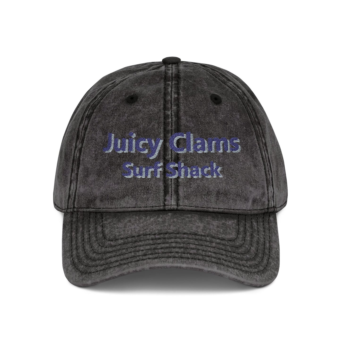 Juicy Clams Embroidered Vintage Cap (E002)