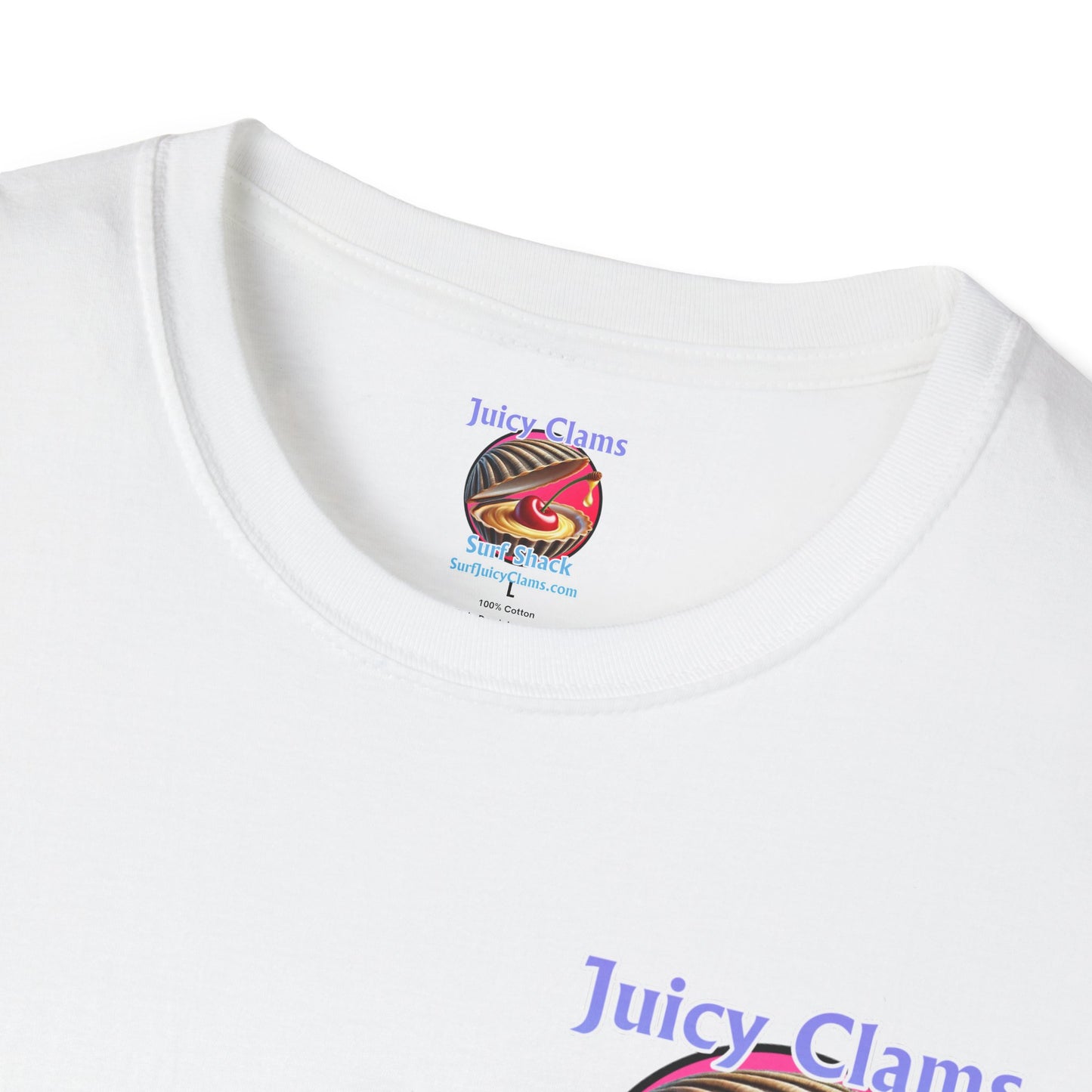 Juicy Clams Unisex Logo T-Shirt (A012)