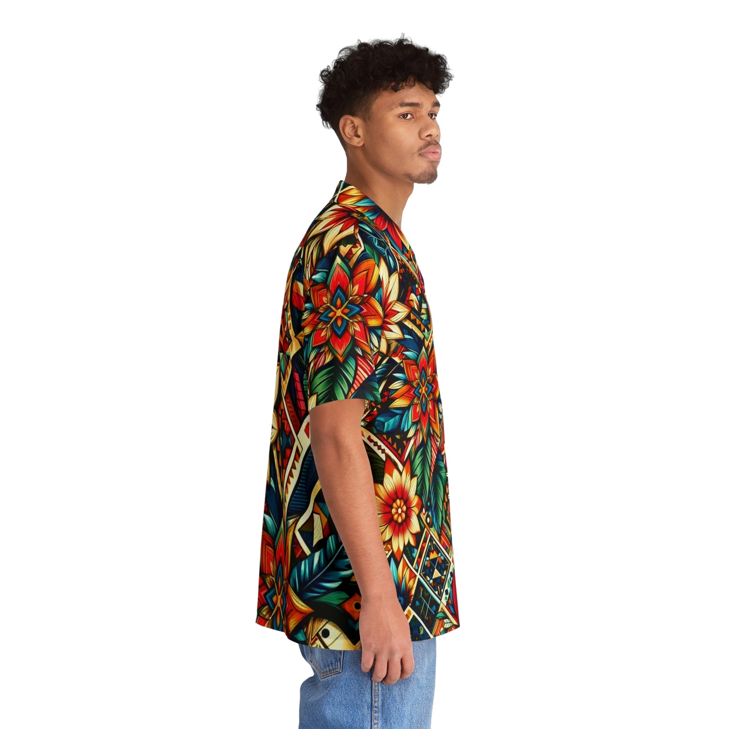 Juicy Clams Men's Hawaiian Shirt (1018)