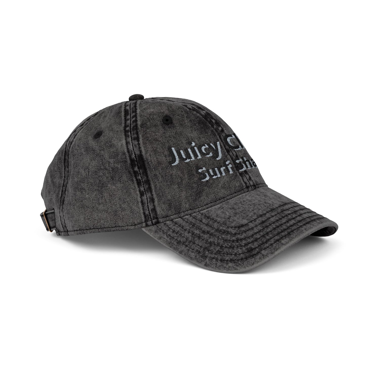 Juicy Clams Embroidered Vintage Cap (E005)