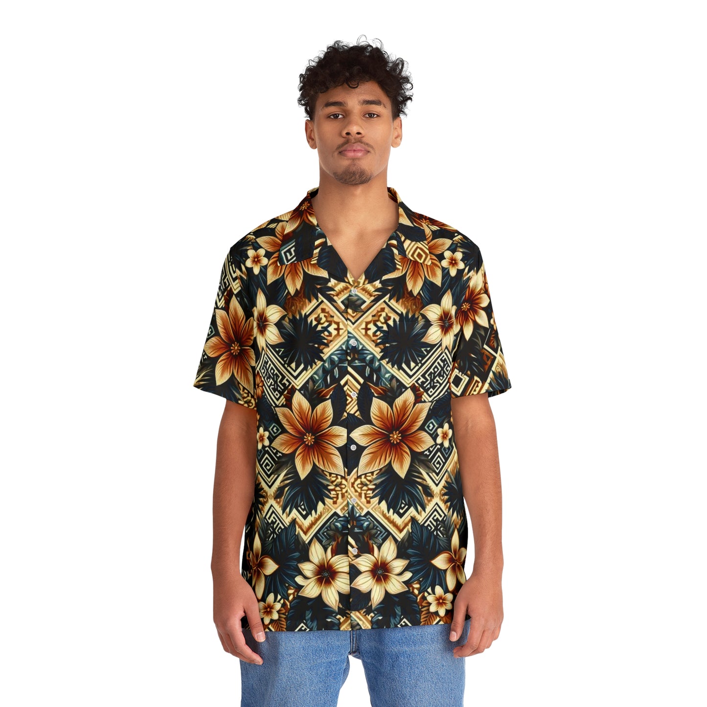Juicy Clams Men's Hawaiian Shirt (1119)