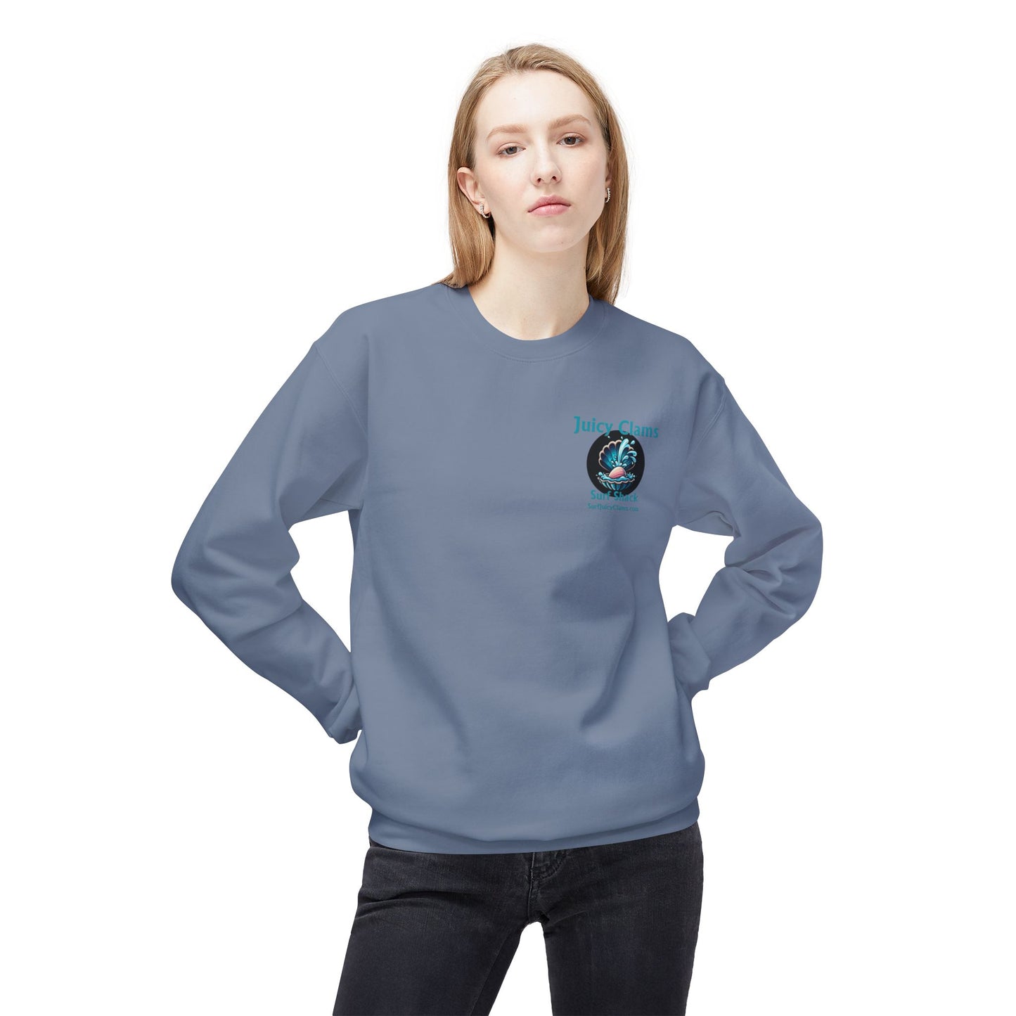 Juicy Clams Unisex Midweight Sweatshirt (A004)