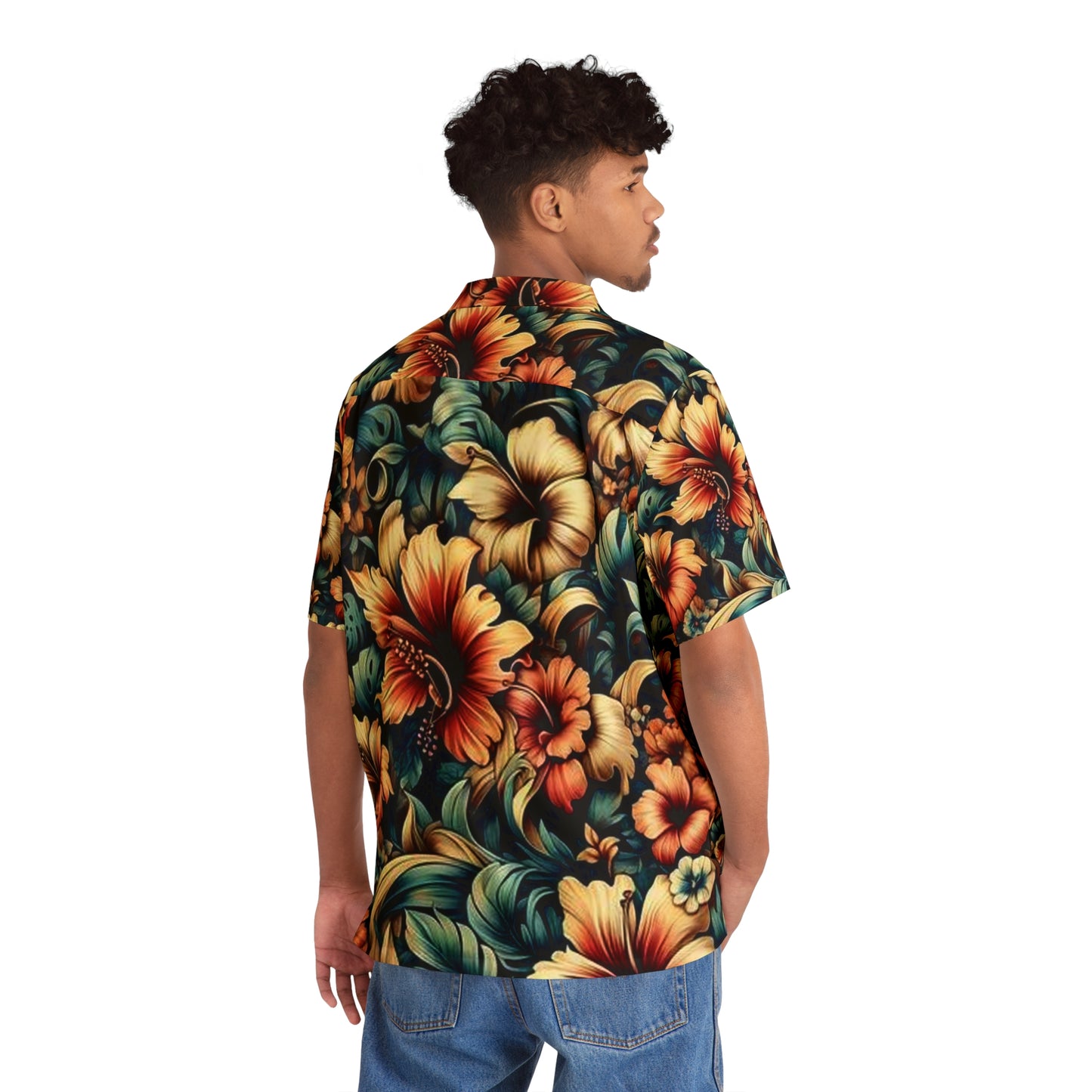 Juicy Clams Men's Hawaiian Shirt (1082)