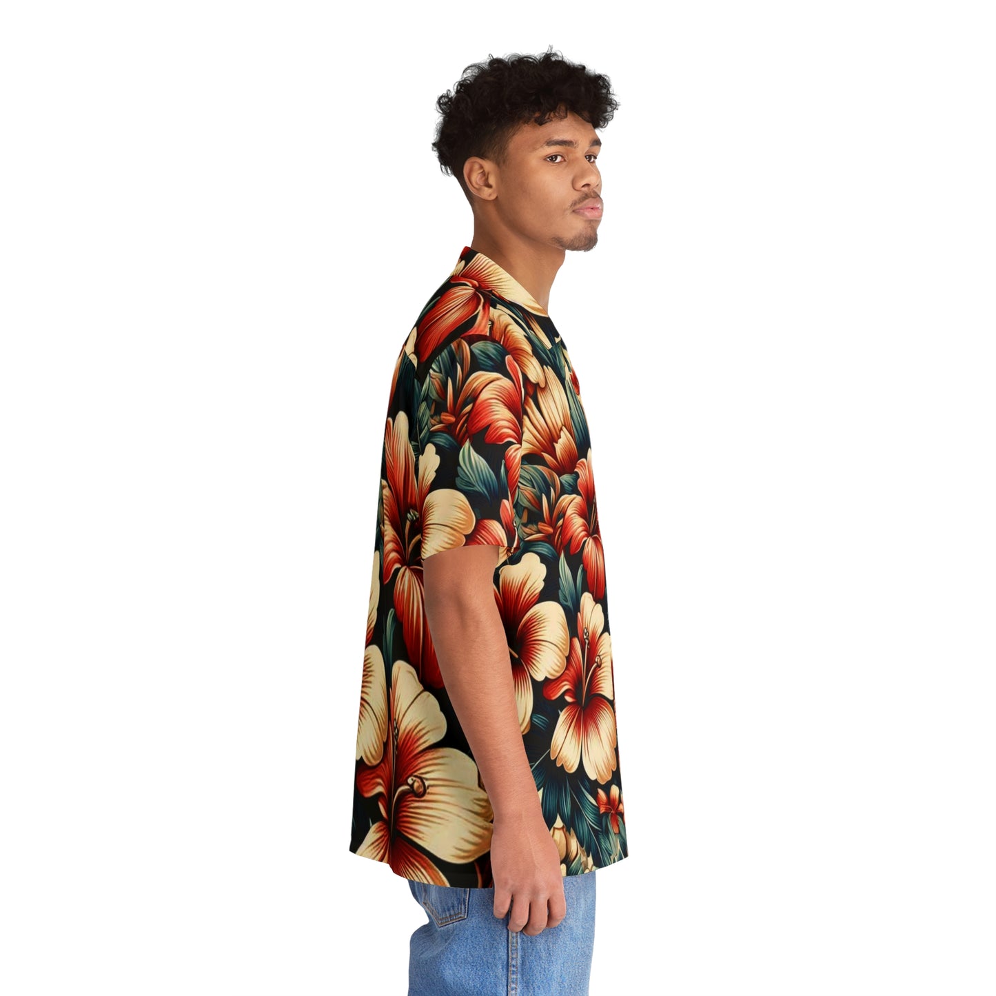 Juicy Clams Men's Hawaiian Shirt (1091)