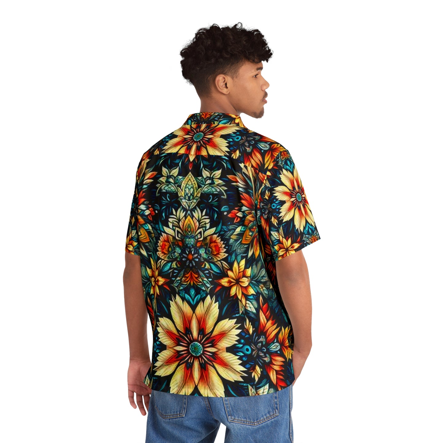 Juicy Clams Men's Hawaiian Shirt (1005)