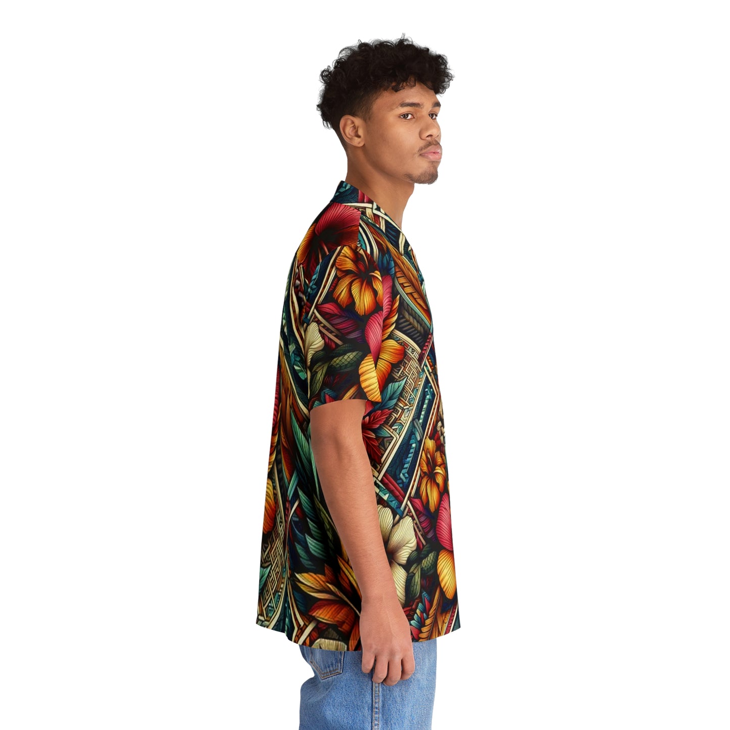 Juicy Clams Men's Hawaiian Shirt (1154)