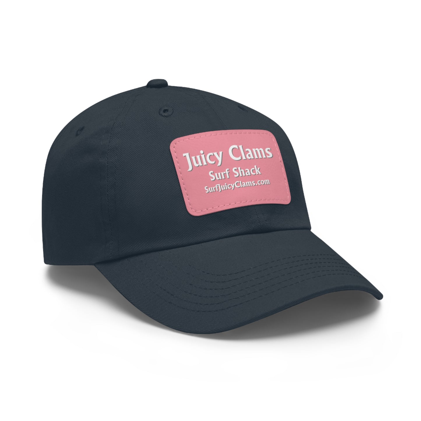 Juicy Clams Ball Cap with Pink Patch