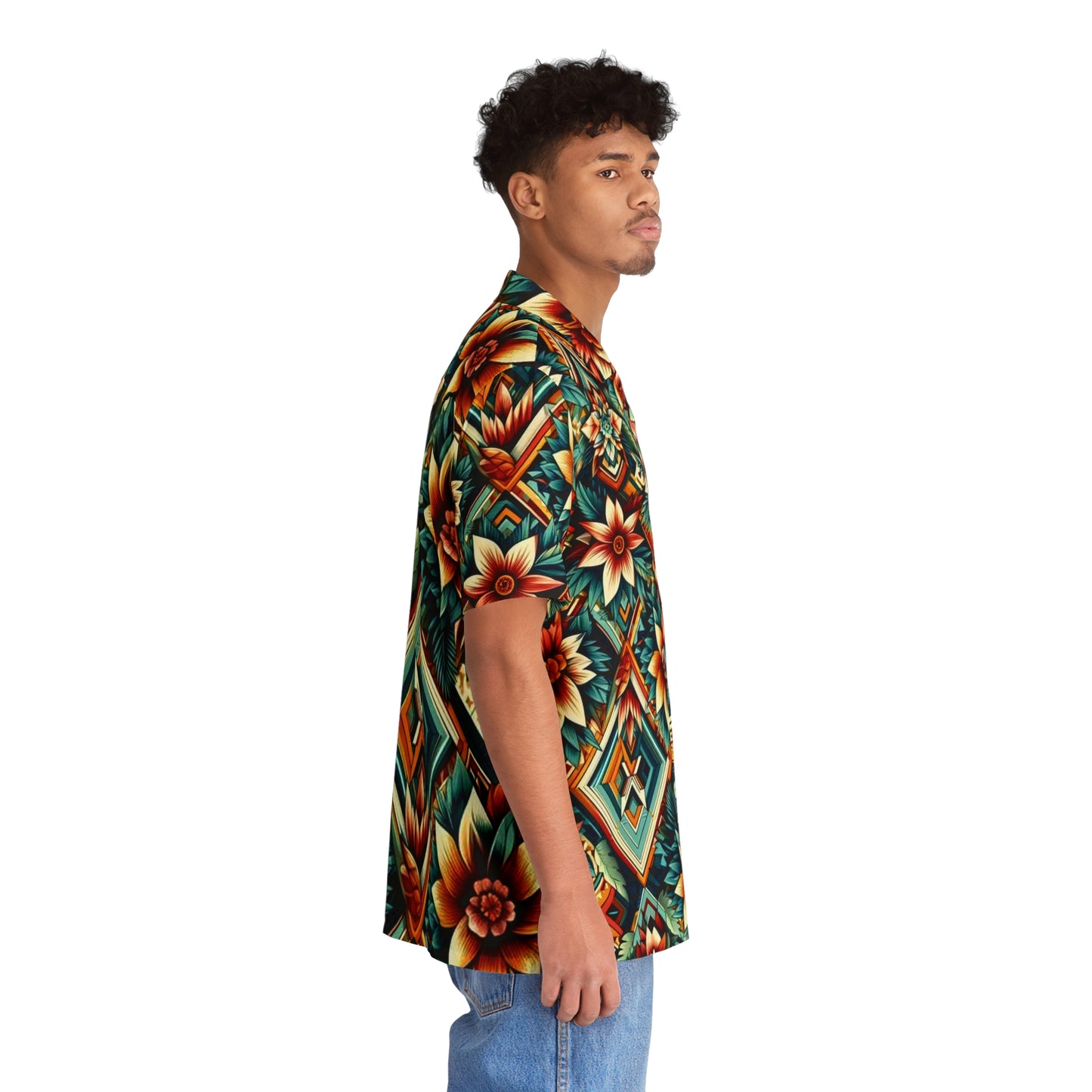 Juicy Clams Men's Hawaiian Shirt (1013)