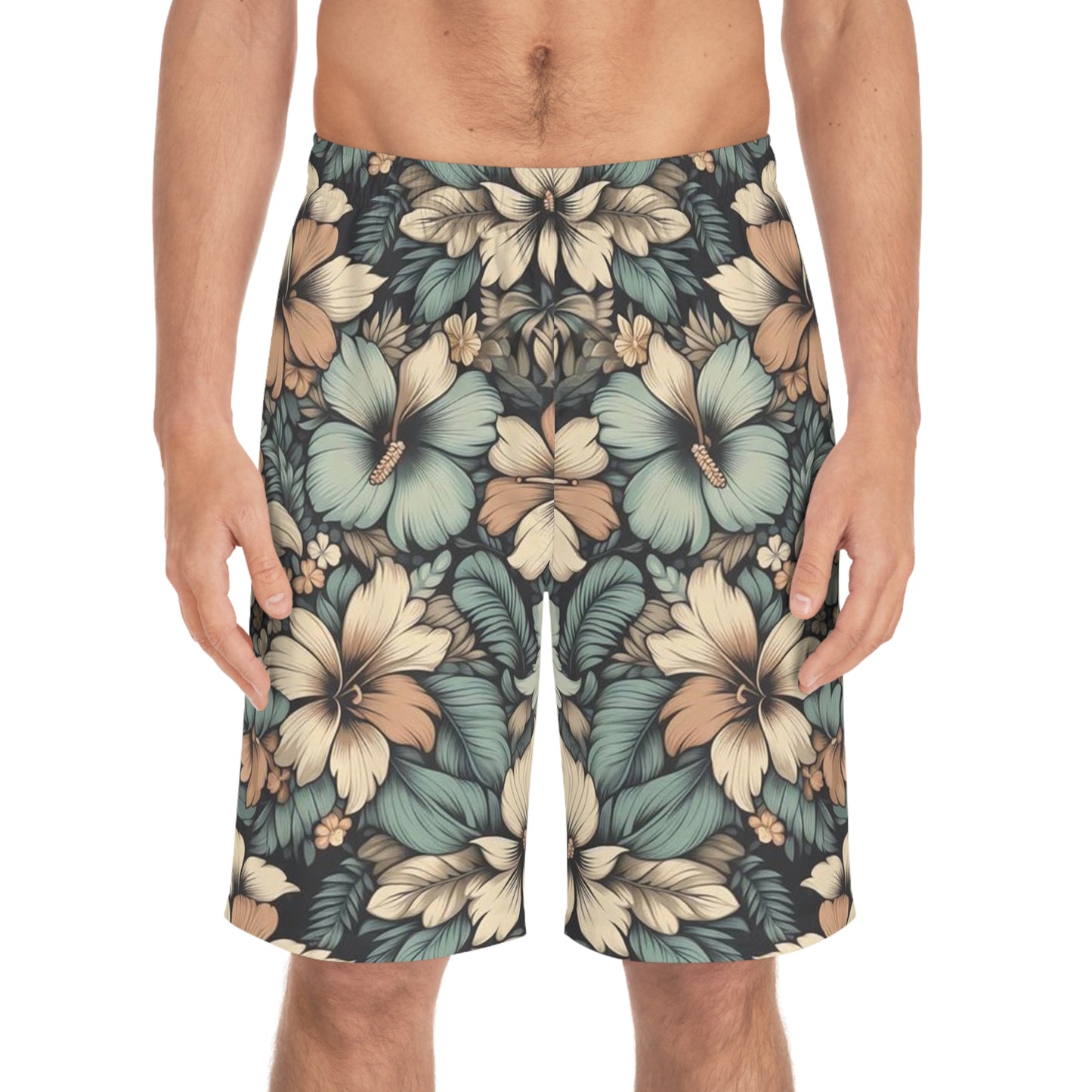 Juicy Clams Men's Board Shorts (1101)