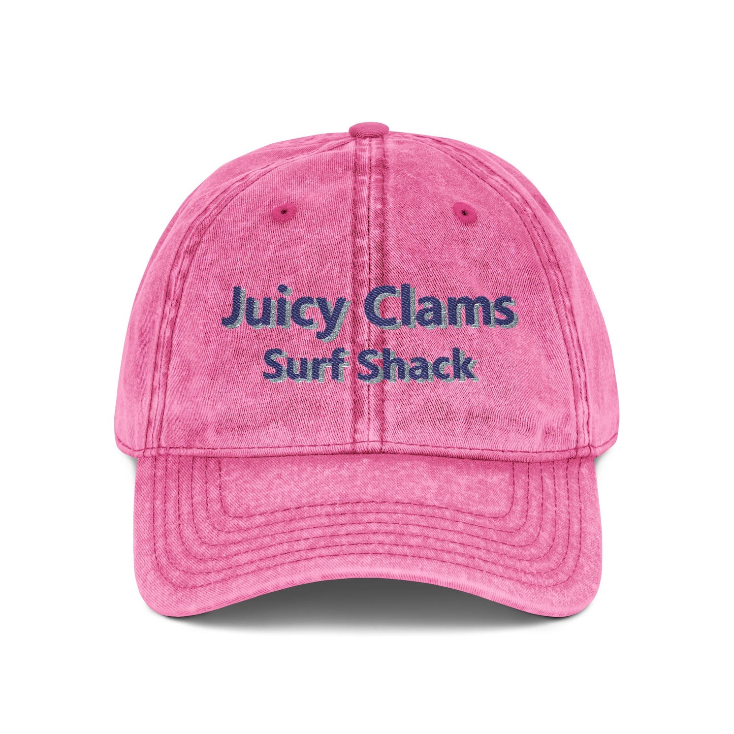 Juicy Clams Embroidered Vintage Cap (E002)