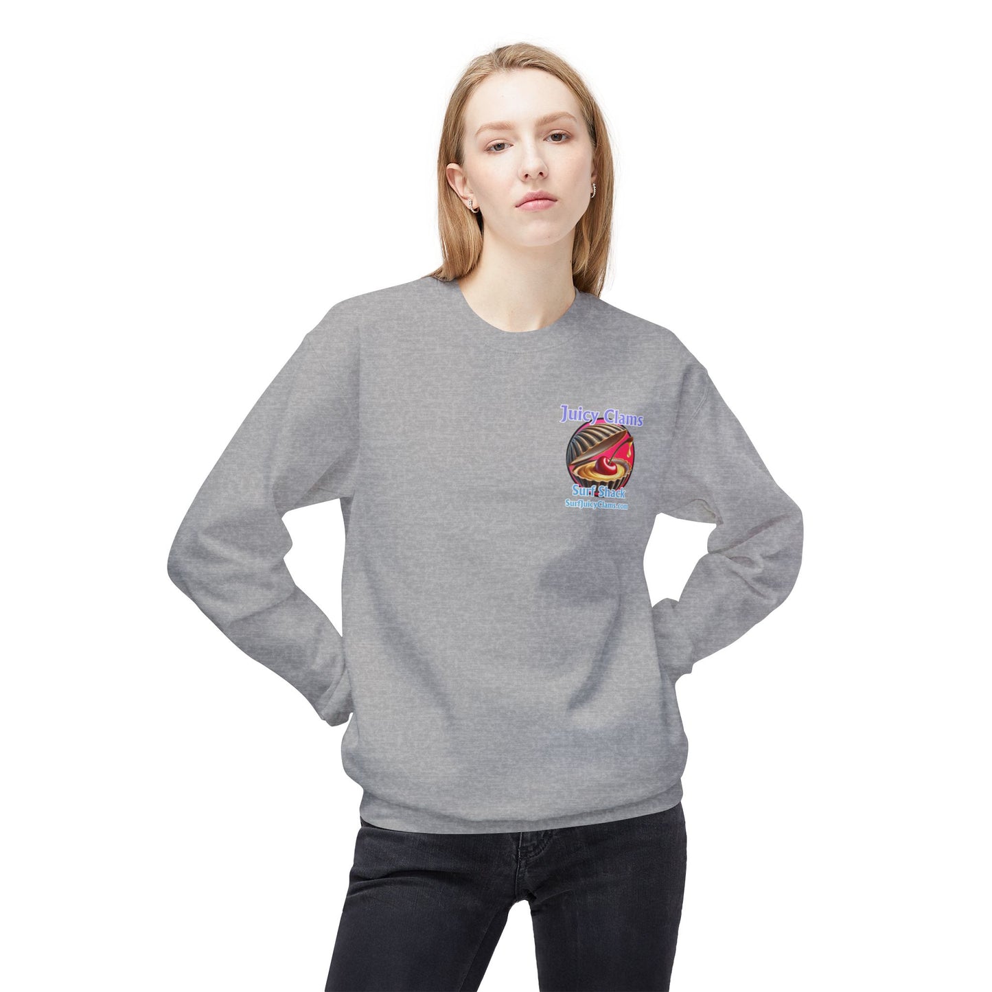 Juicy Clams Unisex Midweight Sweatshirt (A012)