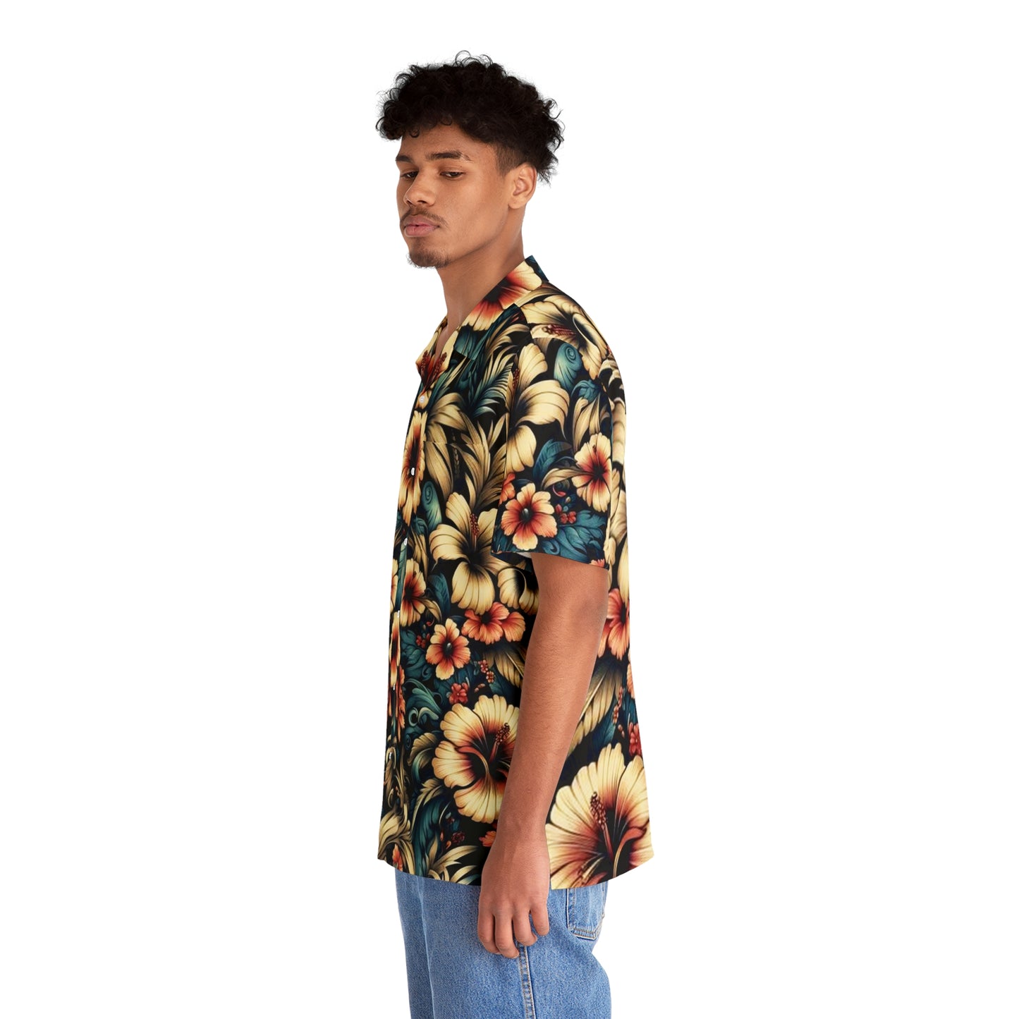 Juicy Clams Men's Hawaiian Shirt (1126)