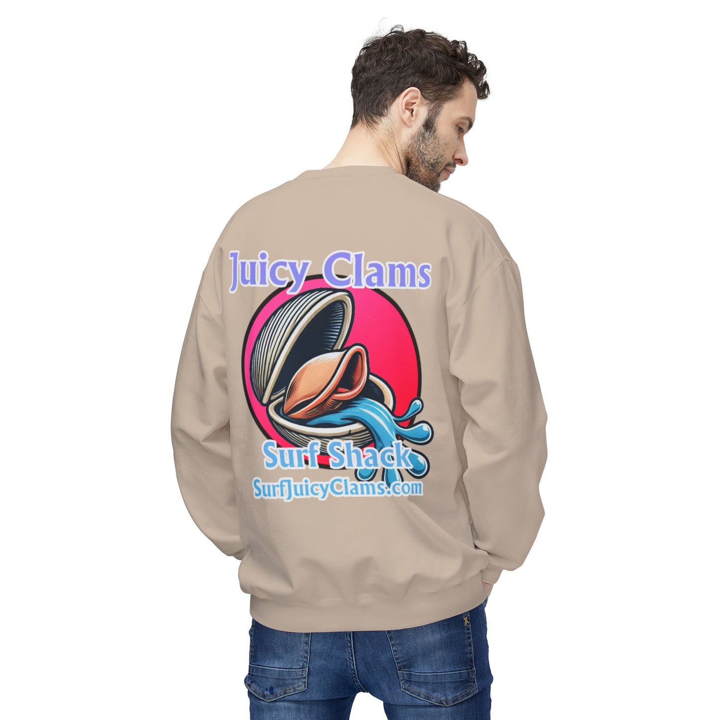 Juicy Clams Unisex Midweight Sweatshirt (A007)