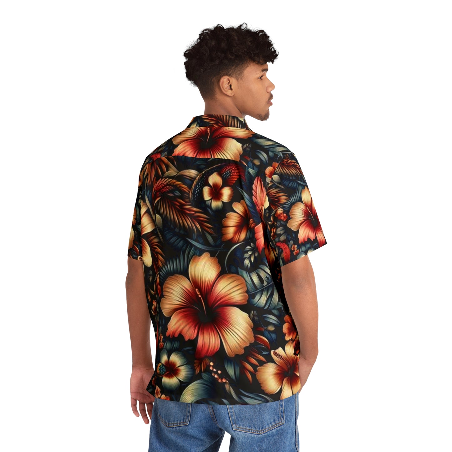 Juicy Clams Men's Hawaiian Shirt (1095)