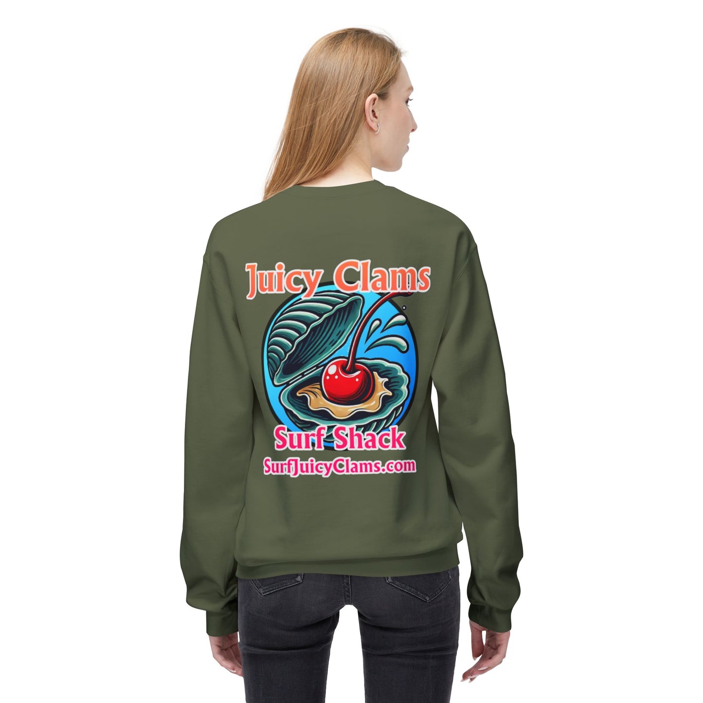 Juicy Clams Unisex Midweight Sweatshirt (A003)