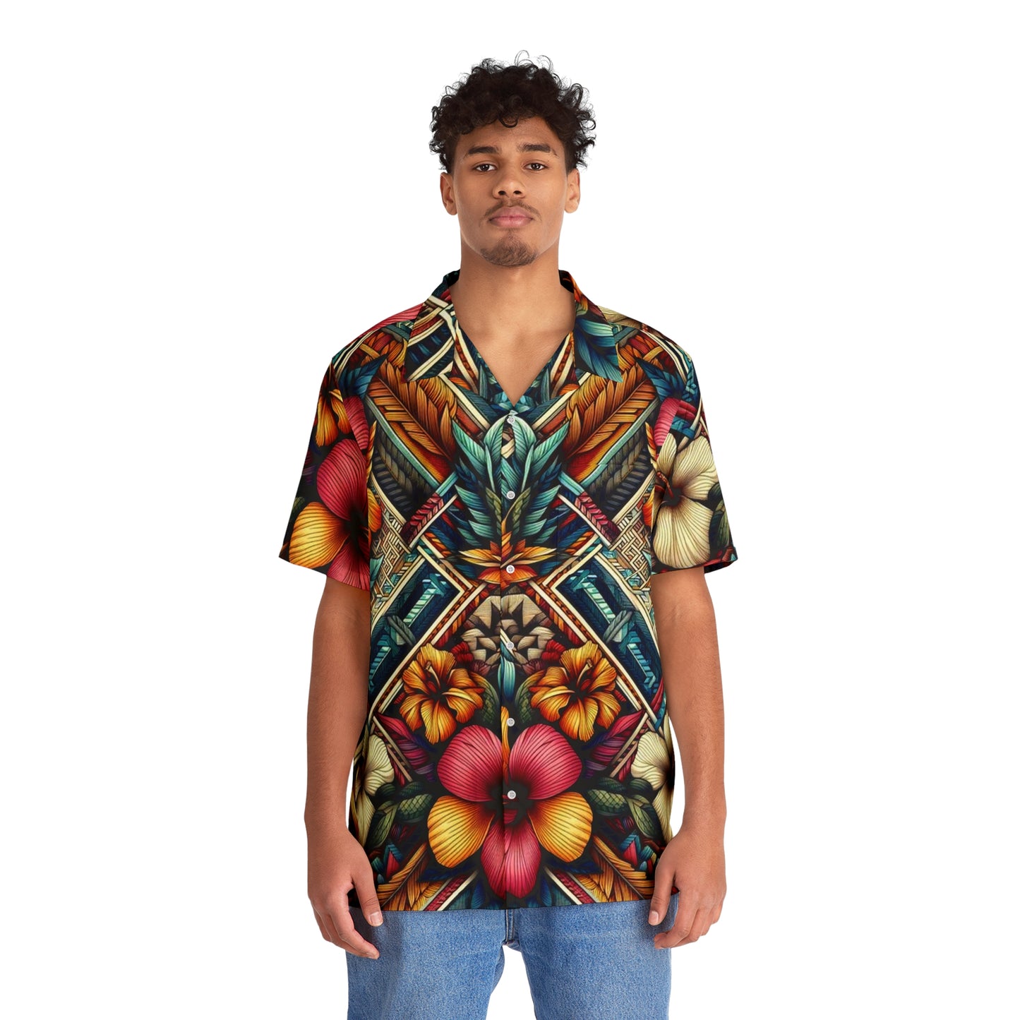 Juicy Clams Men's Hawaiian Shirt (1154)