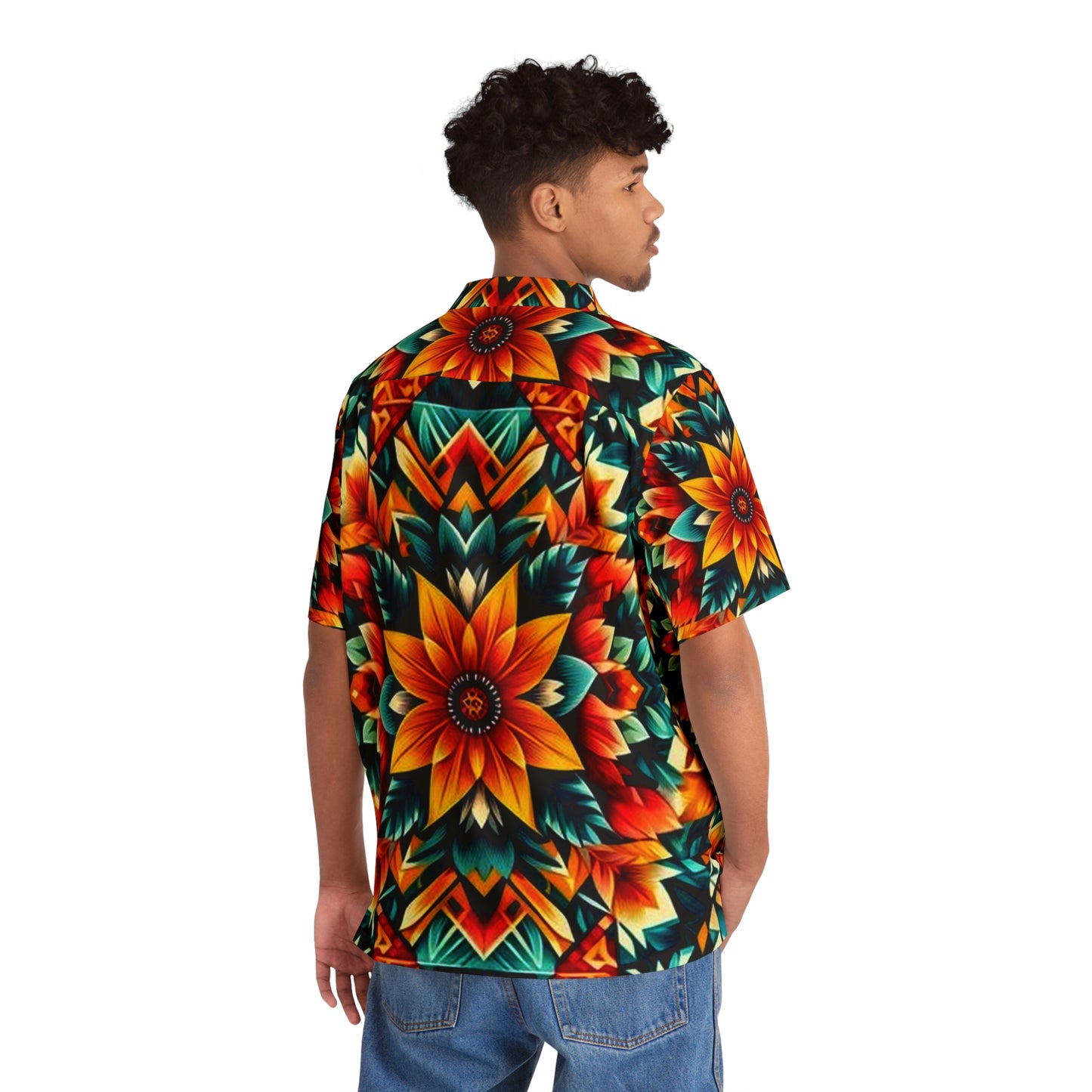 Juicy Clams Men's Hawaiian Shirt (1006)