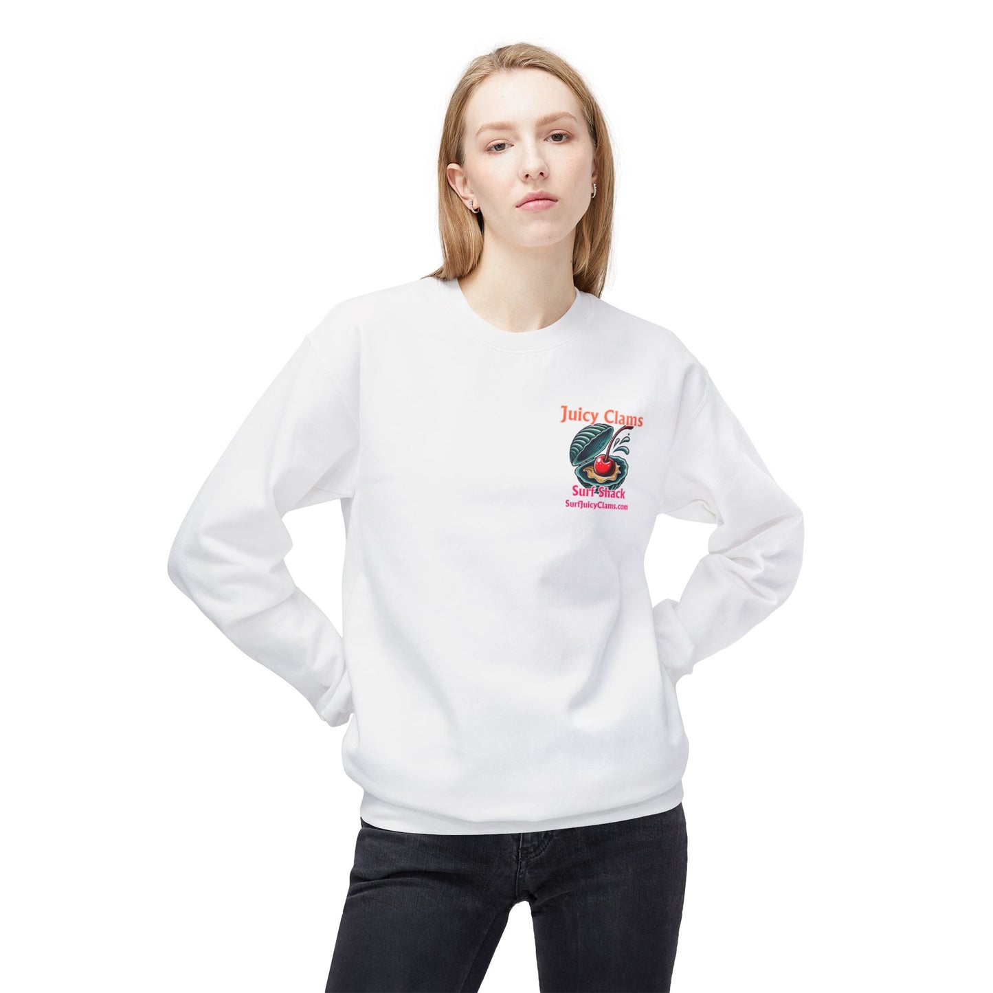 Juicy Clams Unisex Midweight Sweatshirt (A016)