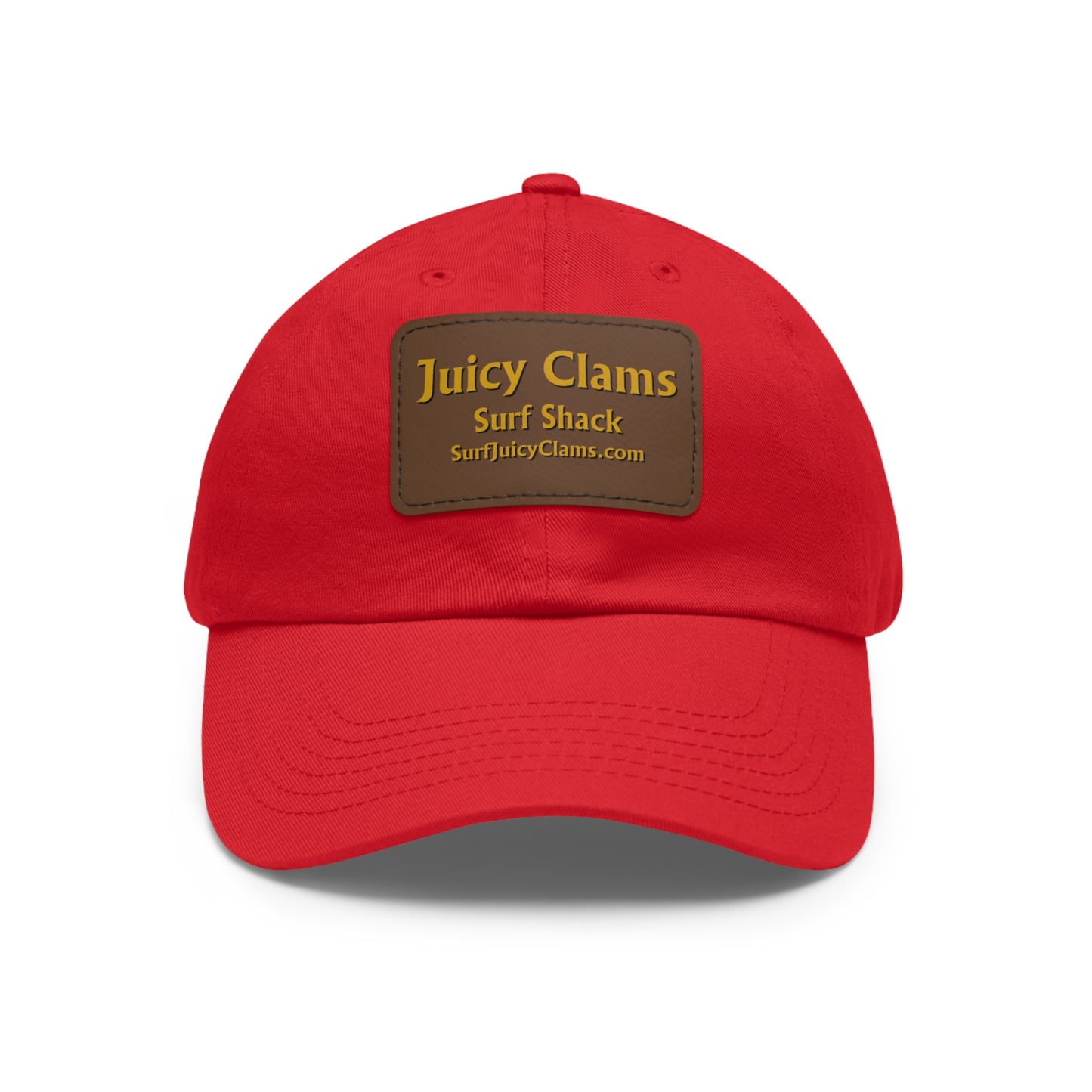 Juicy Clams Ball Cap with Light Brown Patch