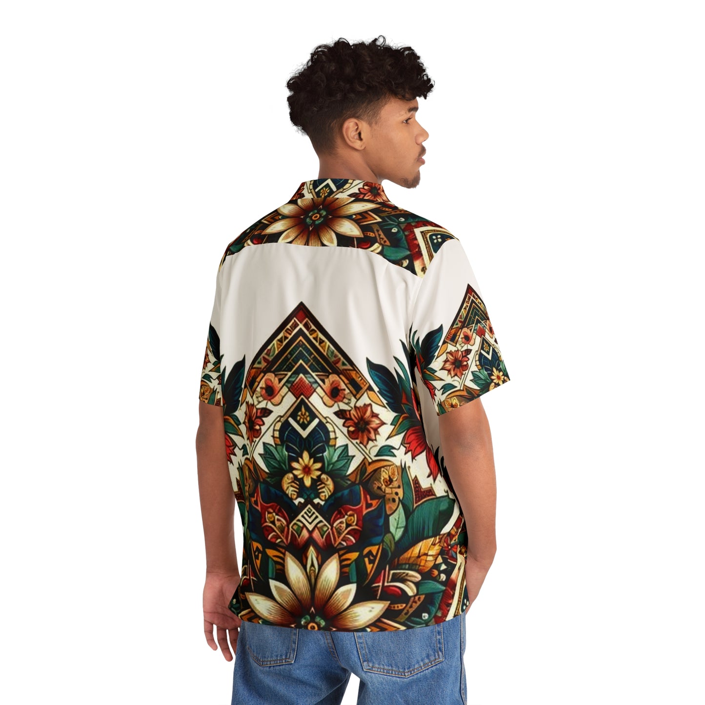 Juicy Clams Men's Hawaiian Shirt (1157)