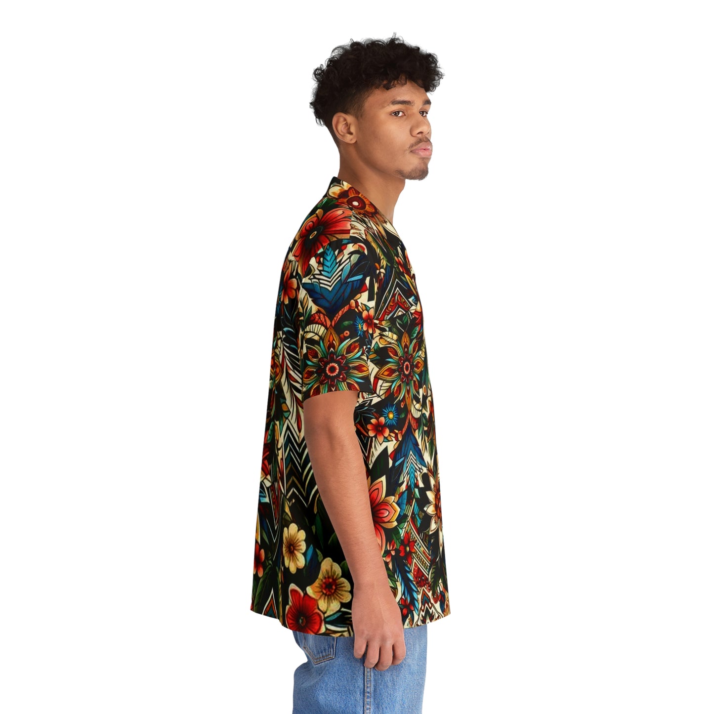 Juicy Clams Men's Hawaiian Shirt (1155)