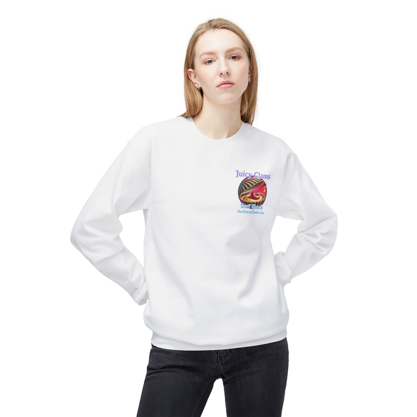 Juicy Clams Unisex Midweight Sweatshirt (A012)