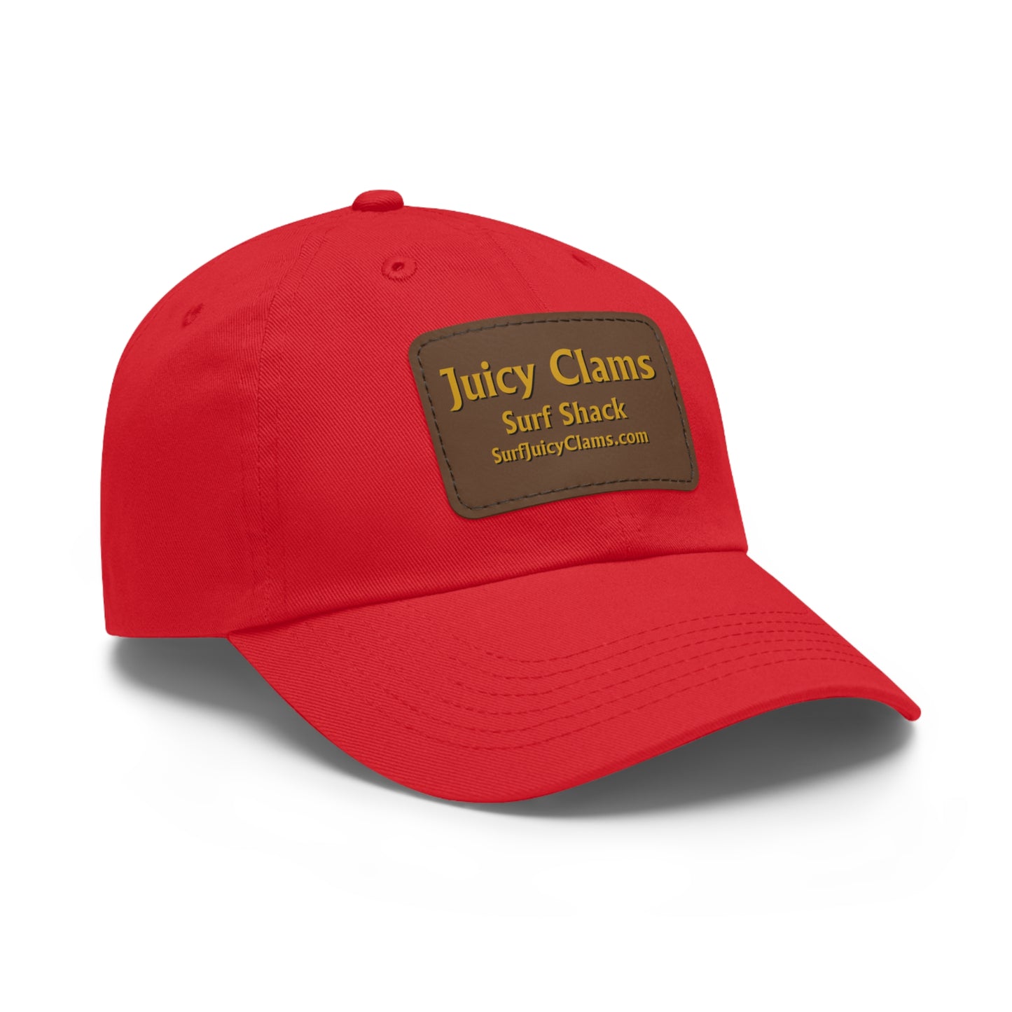 Juicy Clams Ball Cap with Light Brown Patch