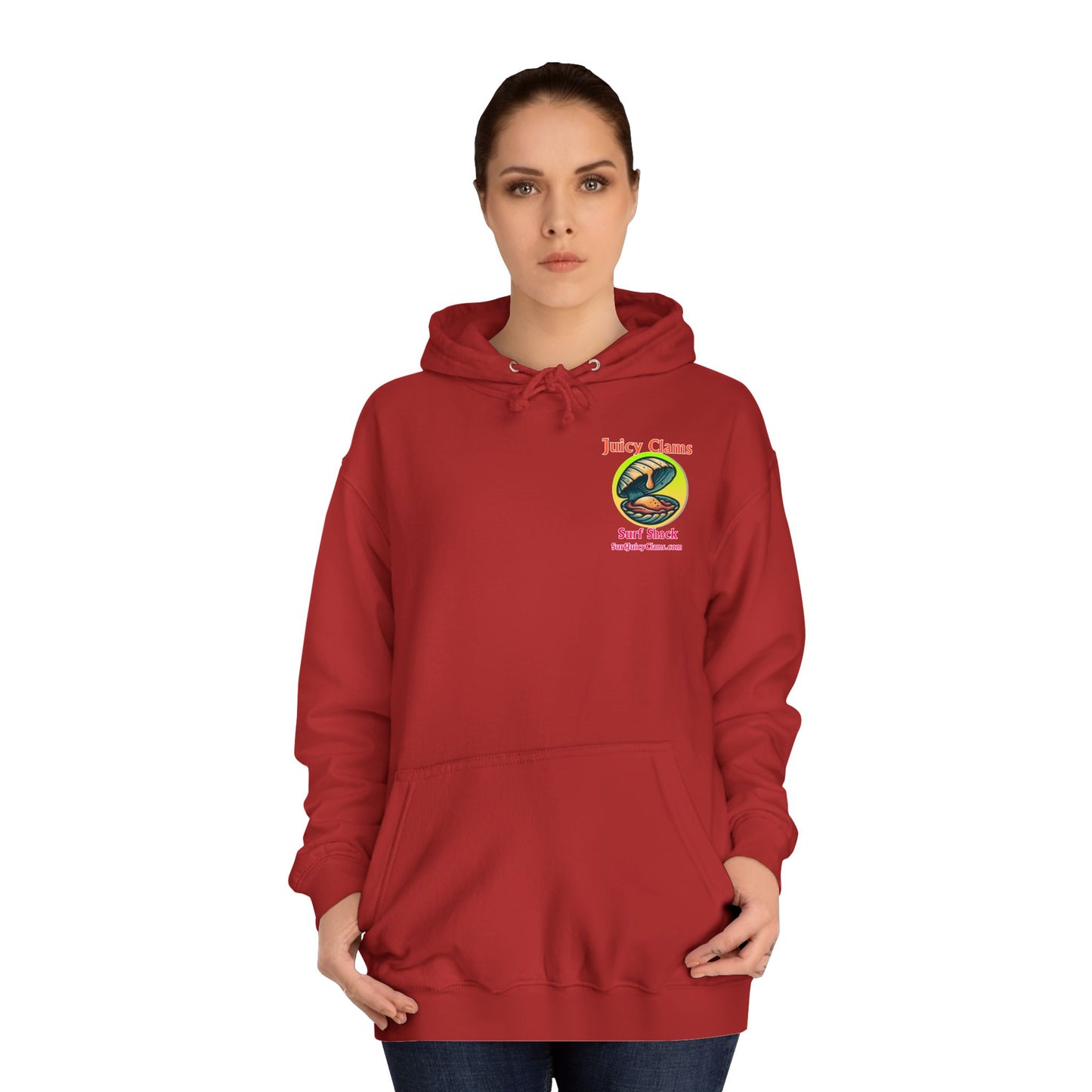 Juicy Clams Unisex College Hoodie (A010)