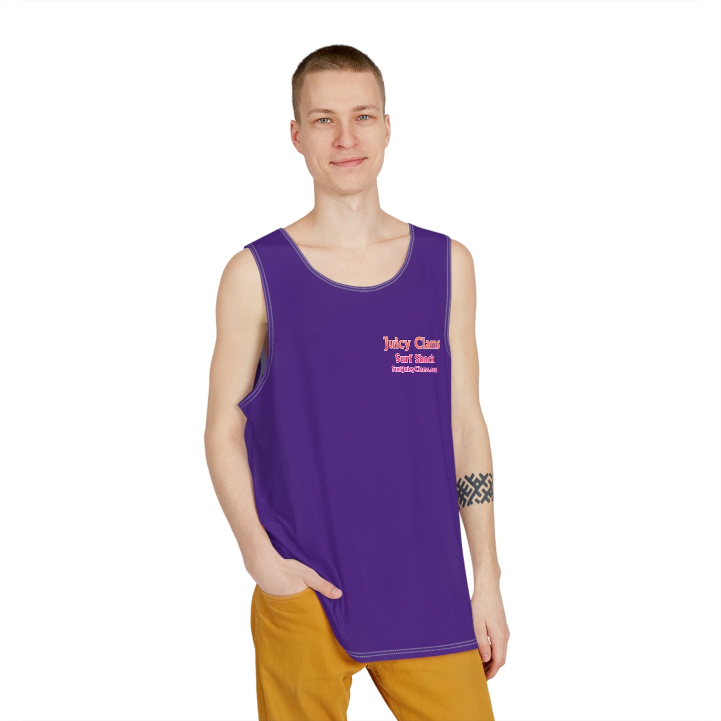 Juicy Clams Men's Logo Tank (A200)