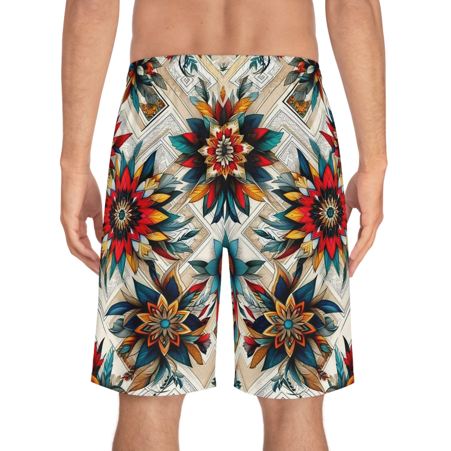 Juicy Clams Men's Board Shorts (H054)