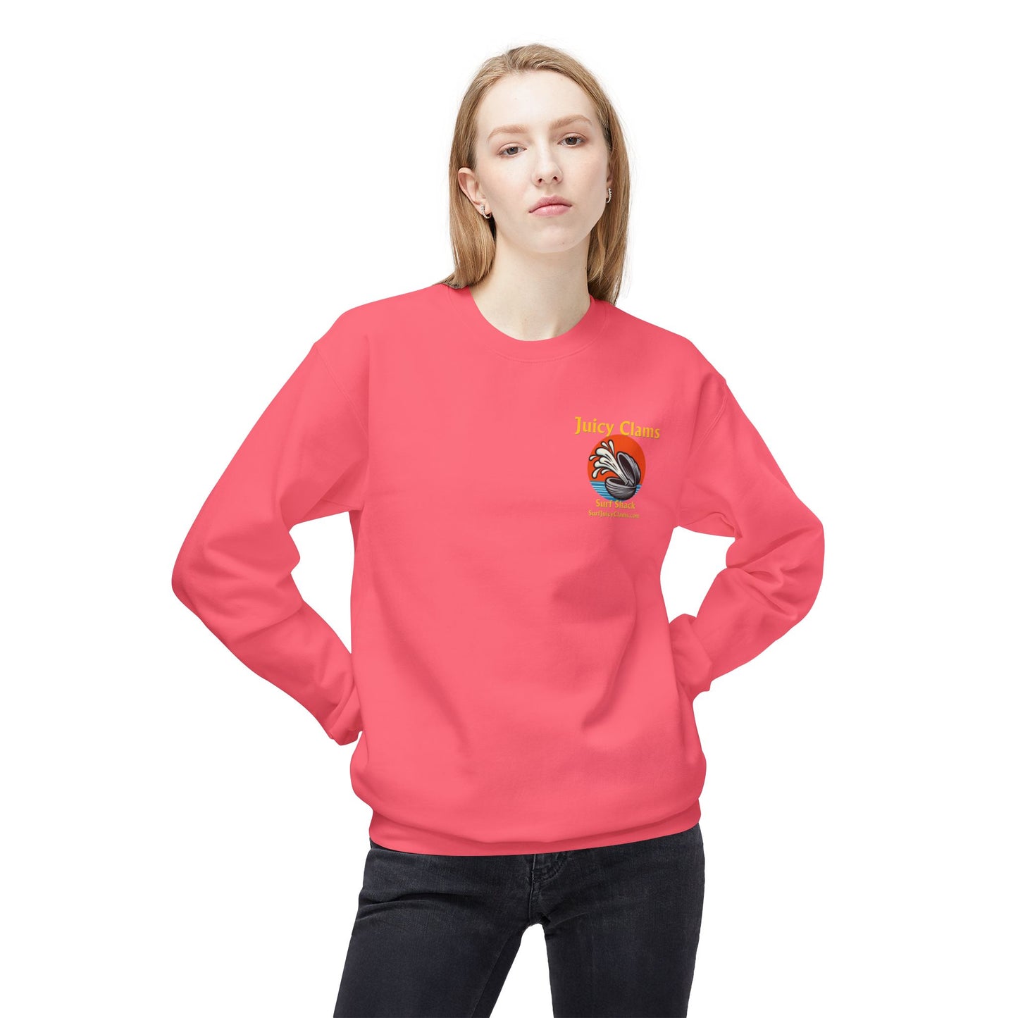 Juicy Clams Unisex Midweight Sweatshirt (A005)