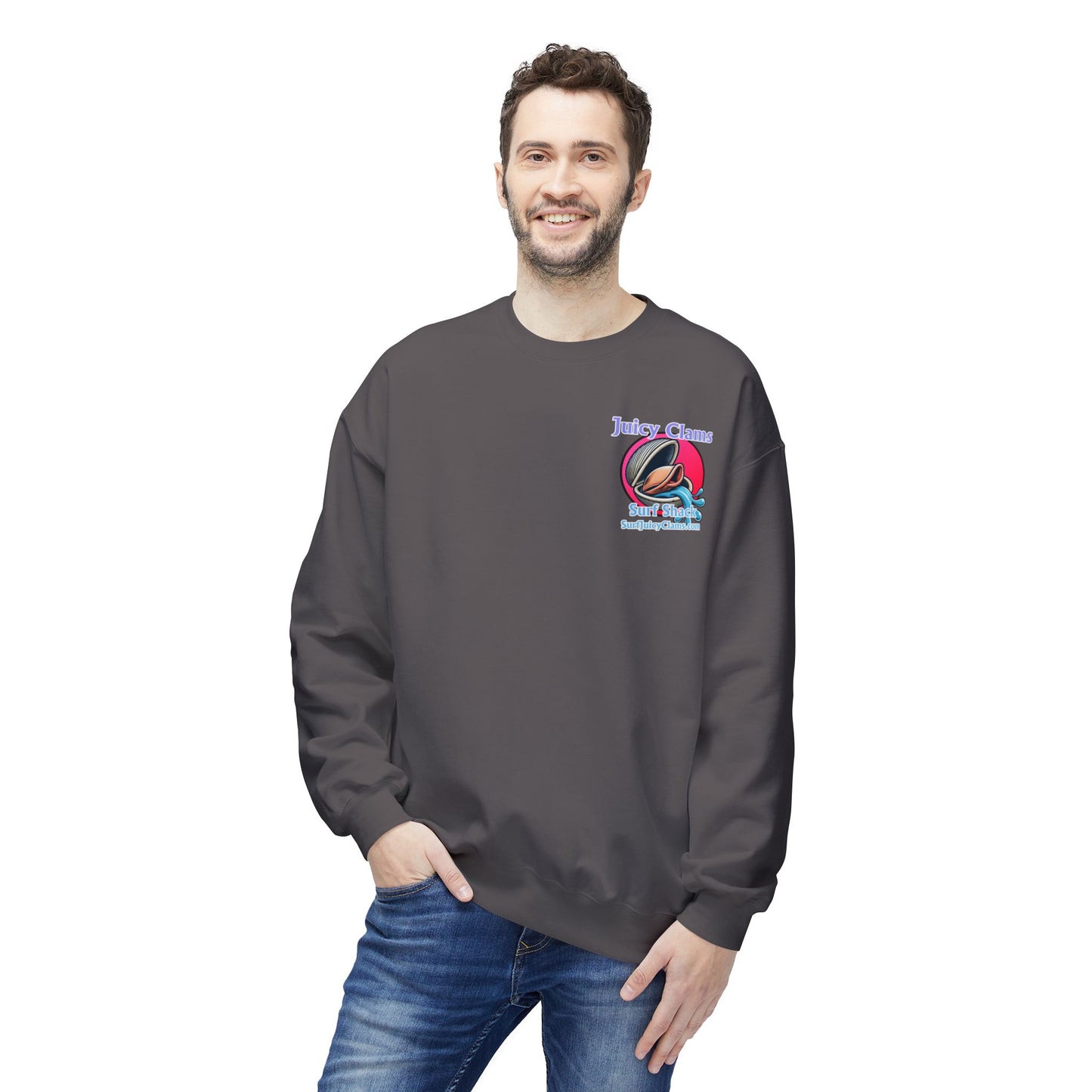 Juicy Clams Unisex Midweight Sweatshirt (A007)