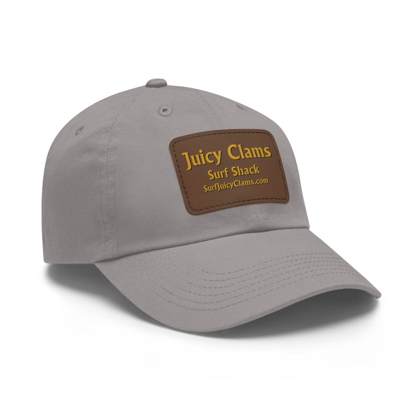 Juicy Clams Ball Cap with Light Brown Patch