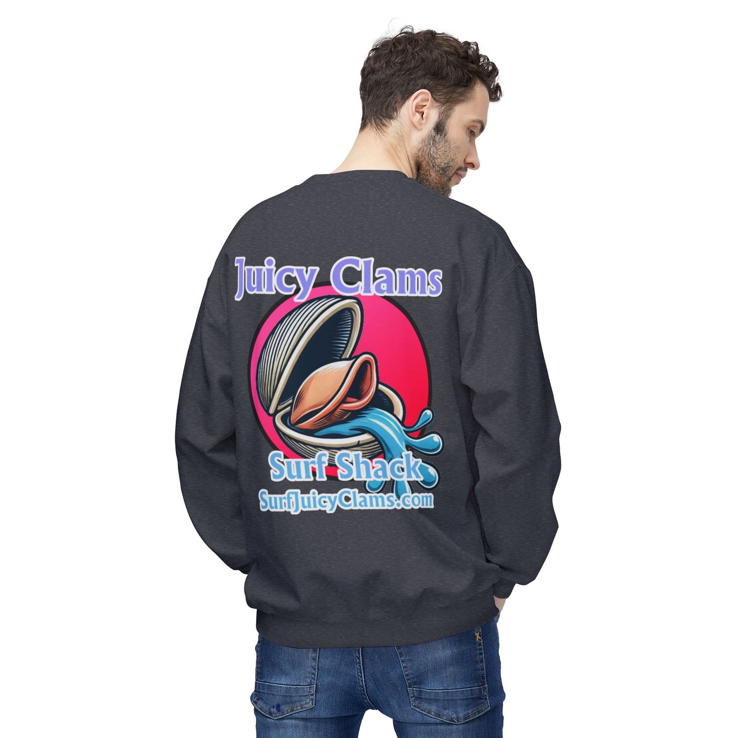 Juicy Clams Unisex Midweight Sweatshirt (A007)