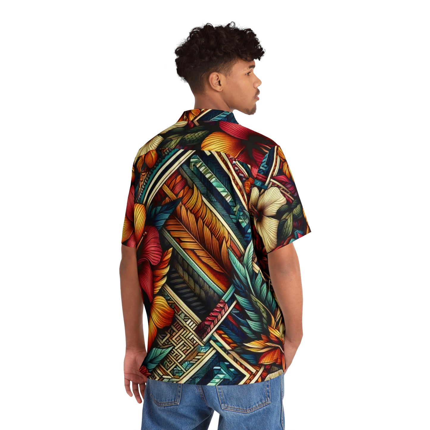 Juicy Clams Men's Hawaiian Shirt (1154)