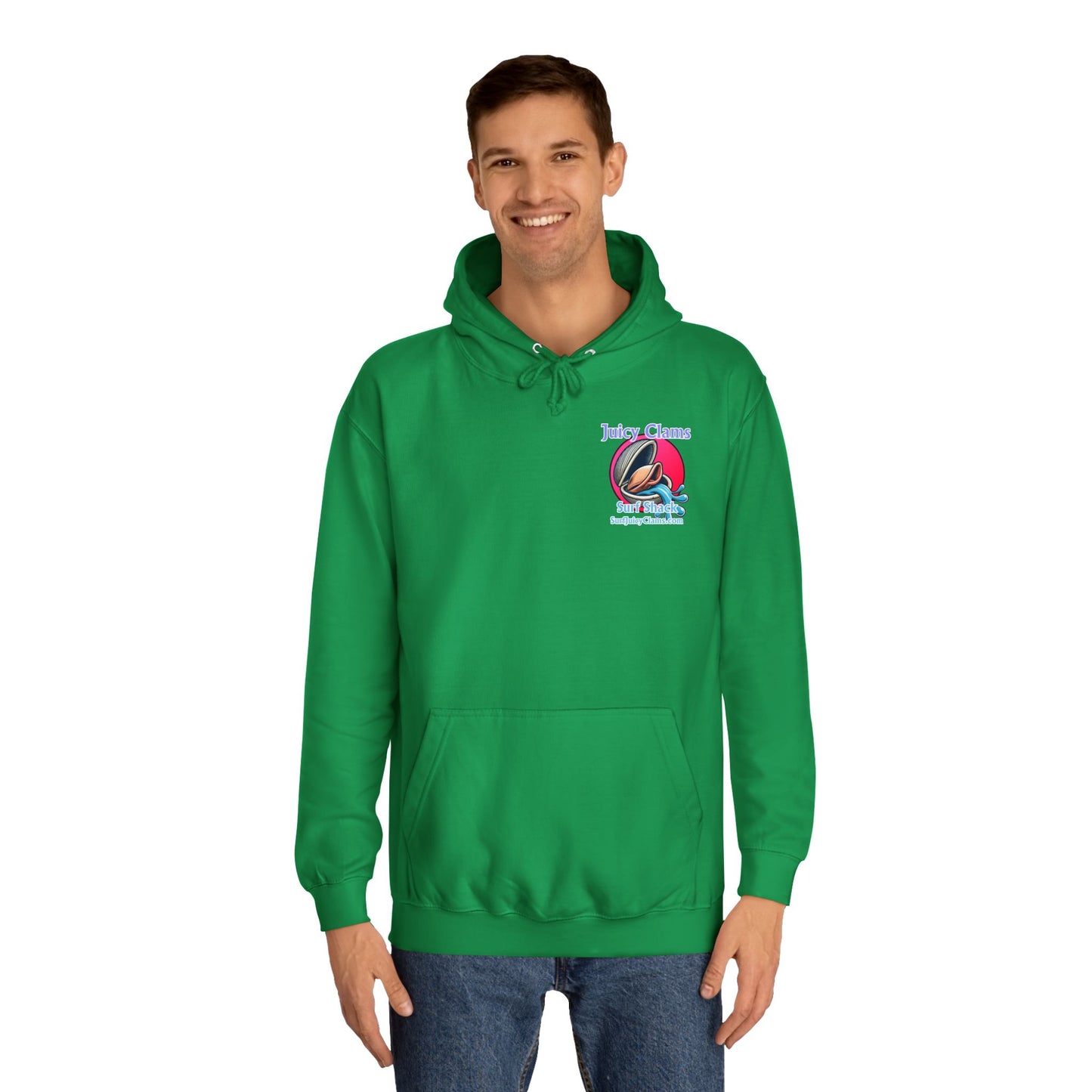 Juicy Clams Unisex College Hoodie (A007)