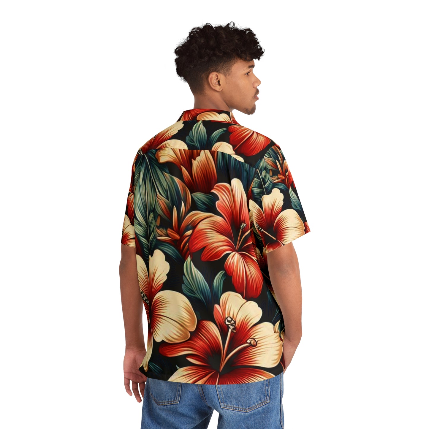 Juicy Clams Men's Hawaiian Shirt (1091)