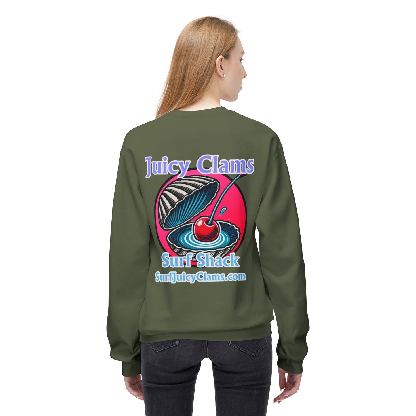 Juicy Clams Unisex Midweight Sweatshirt (A008)
