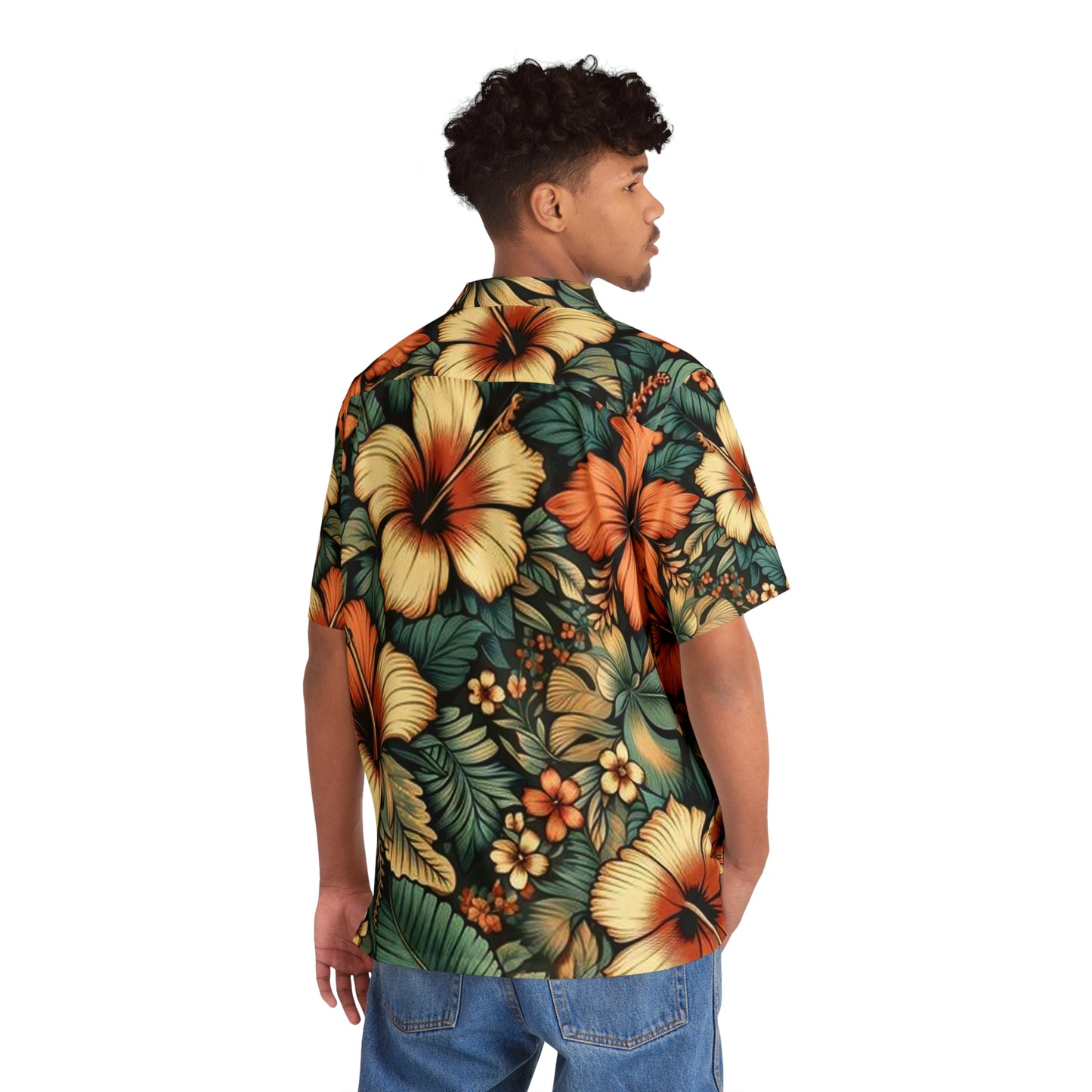 Juicy Clams Men's Hawaiian Shirt (1098)
