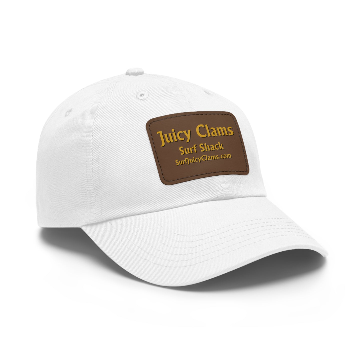 Juicy Clams Ball Cap with Light Brown Patch
