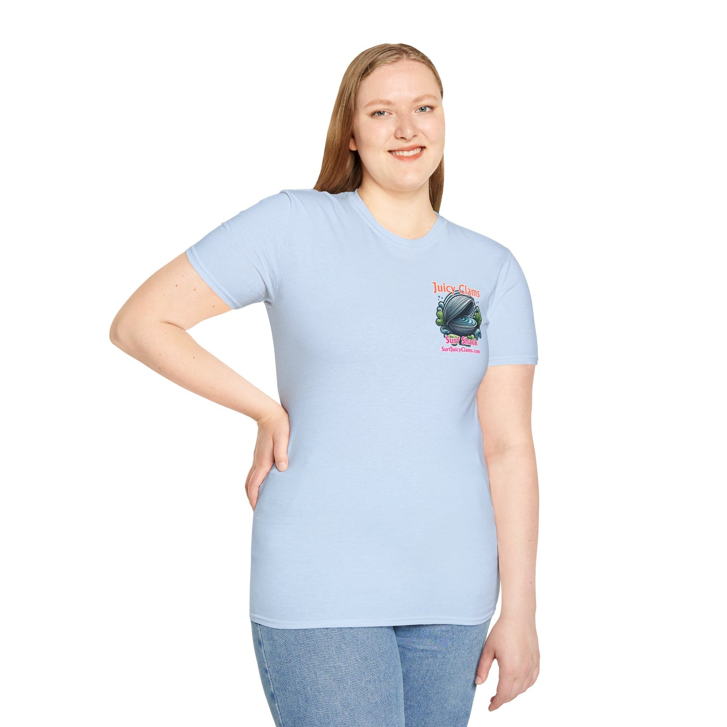 Juicy Clams Unisex Logo T-Shirt (A013)
