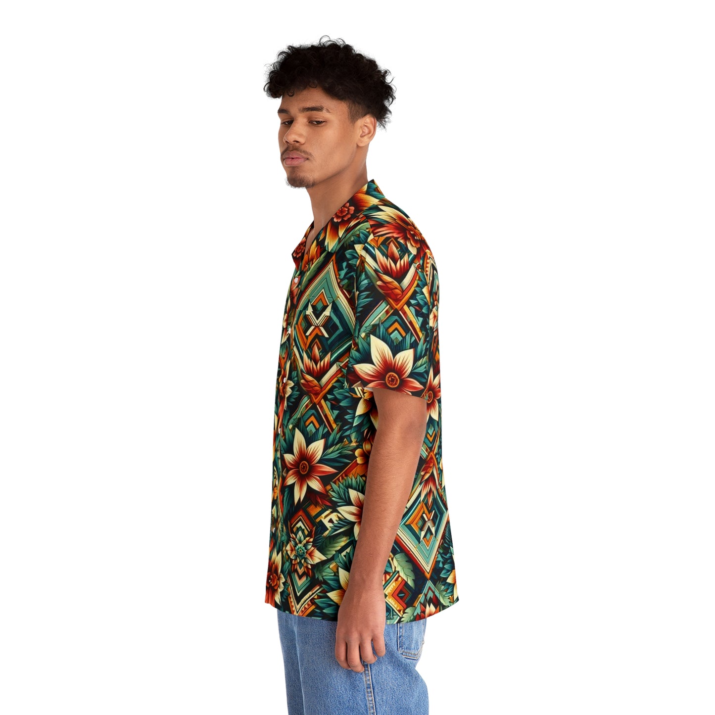 Juicy Clams Men's Hawaiian Shirt (H013)