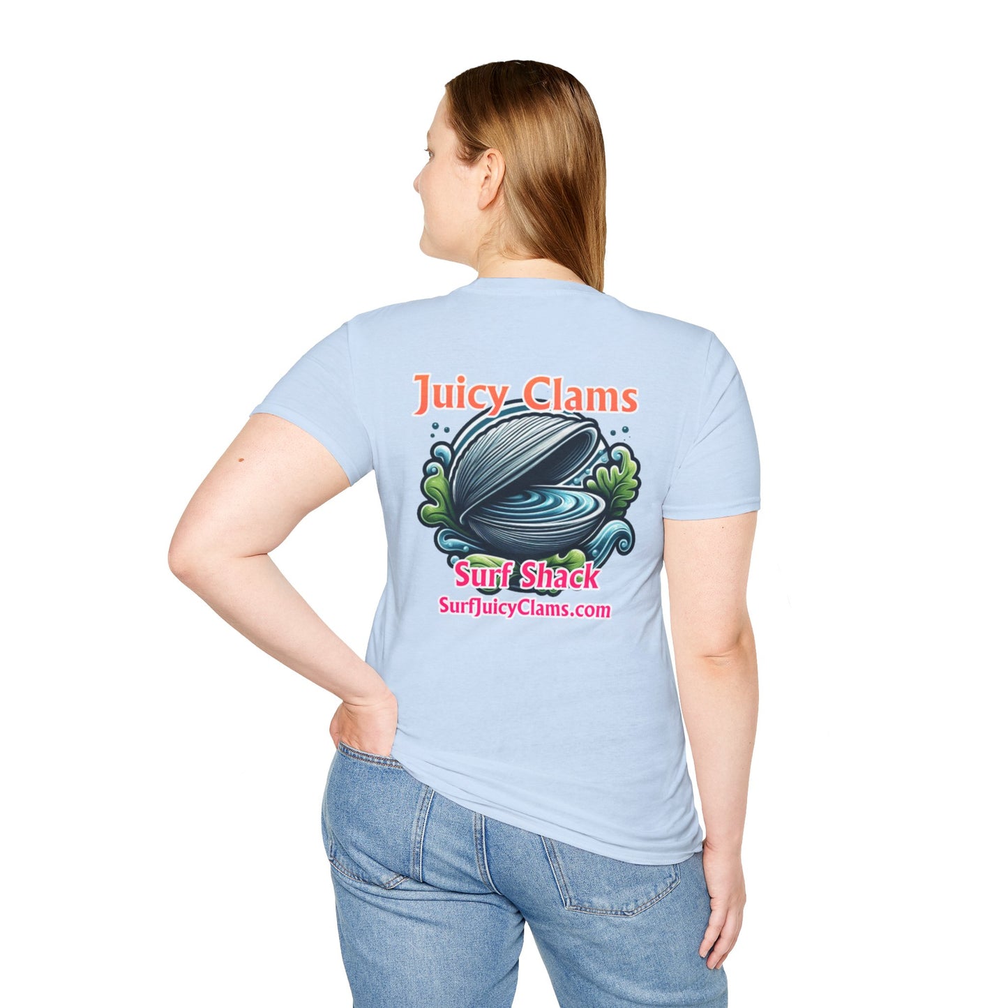 Juicy Clams Unisex Logo T-Shirt (A013)