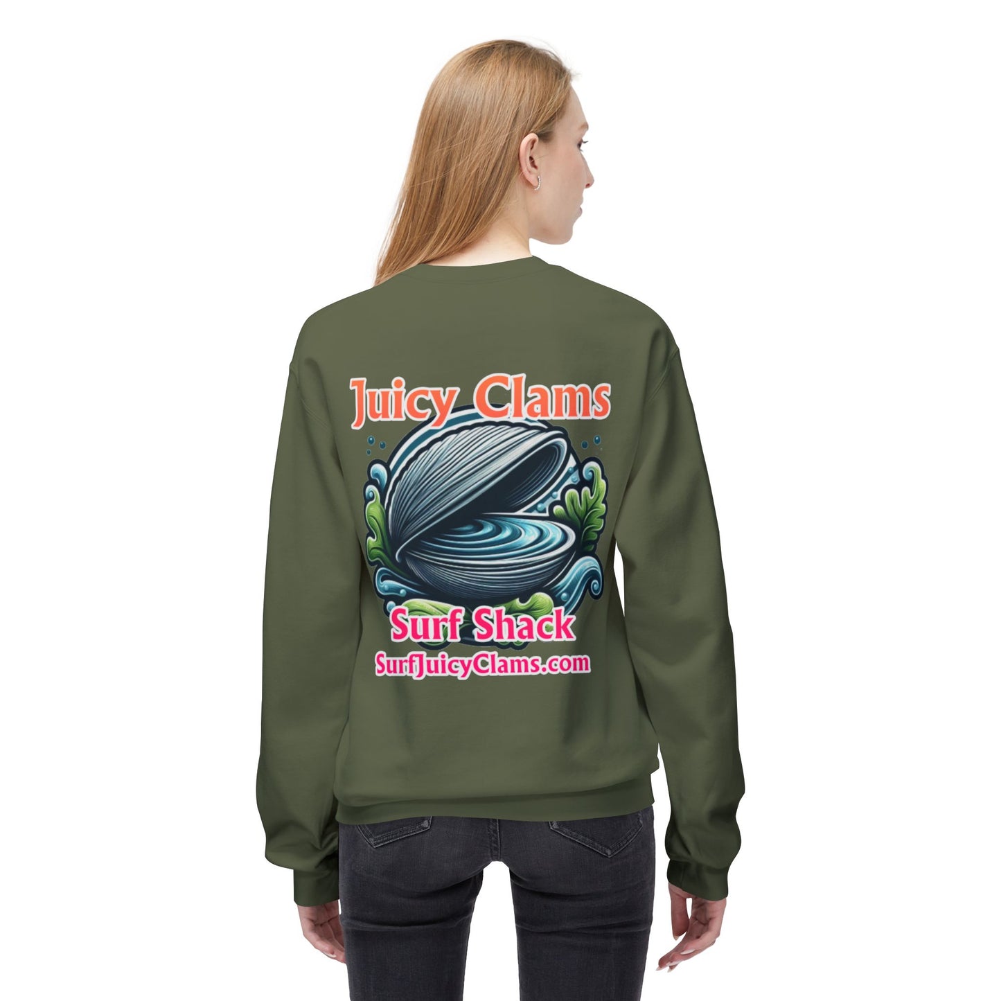 Juicy Clams Unisex Midweight Sweatshirt (A013)