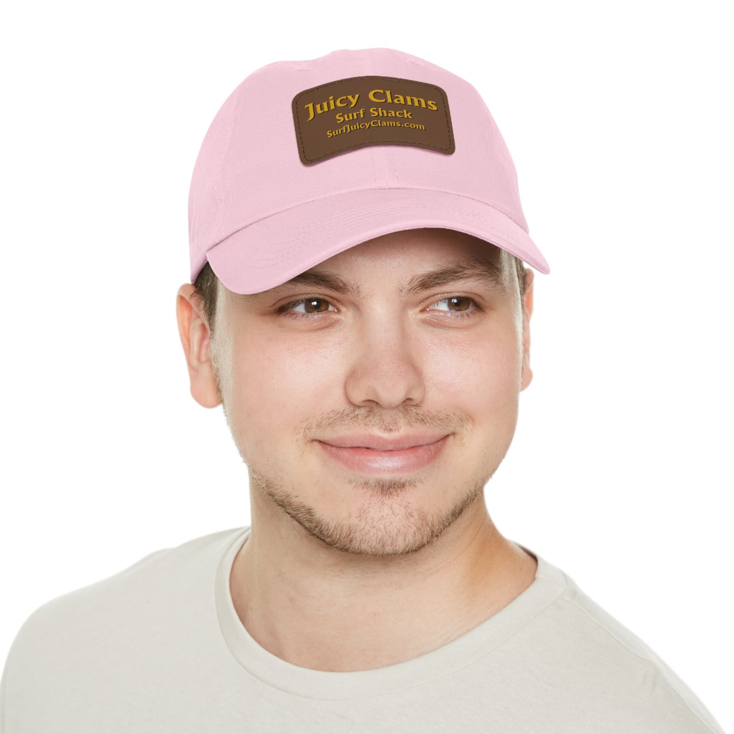 Juicy Clams Ball Cap with Light Brown Patch
