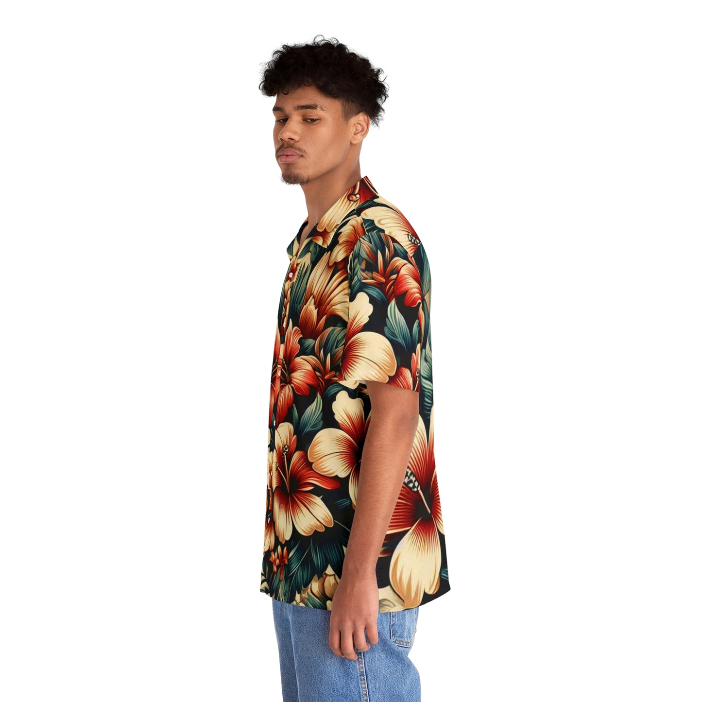 Juicy Clams Men's Hawaiian Shirt (1091)