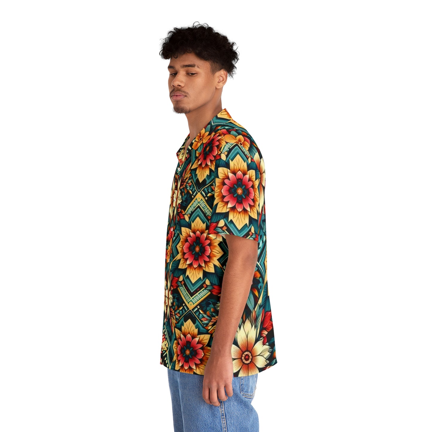 Juicy Clams Men's Hawaiian Shirt (1010)