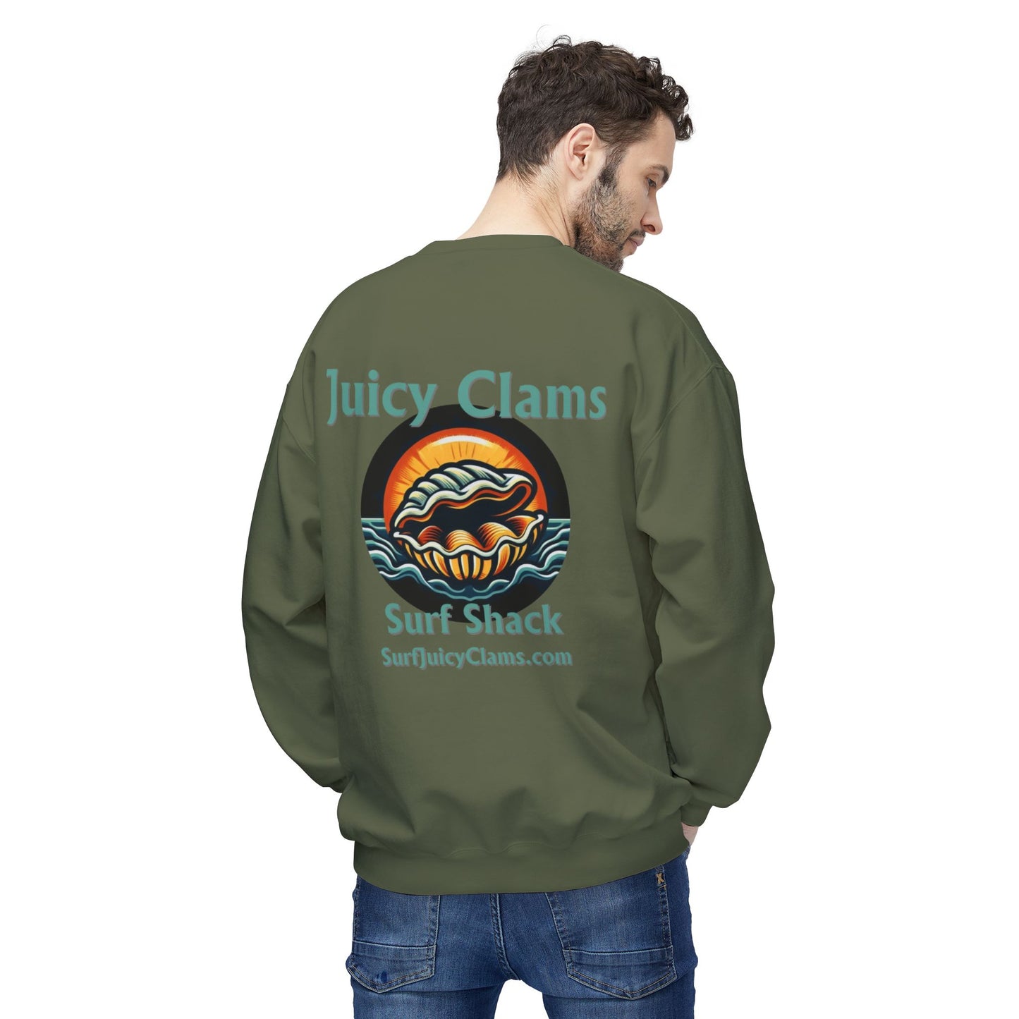 Juicy Clams Unisex Midweight Sweatshirt (A002)