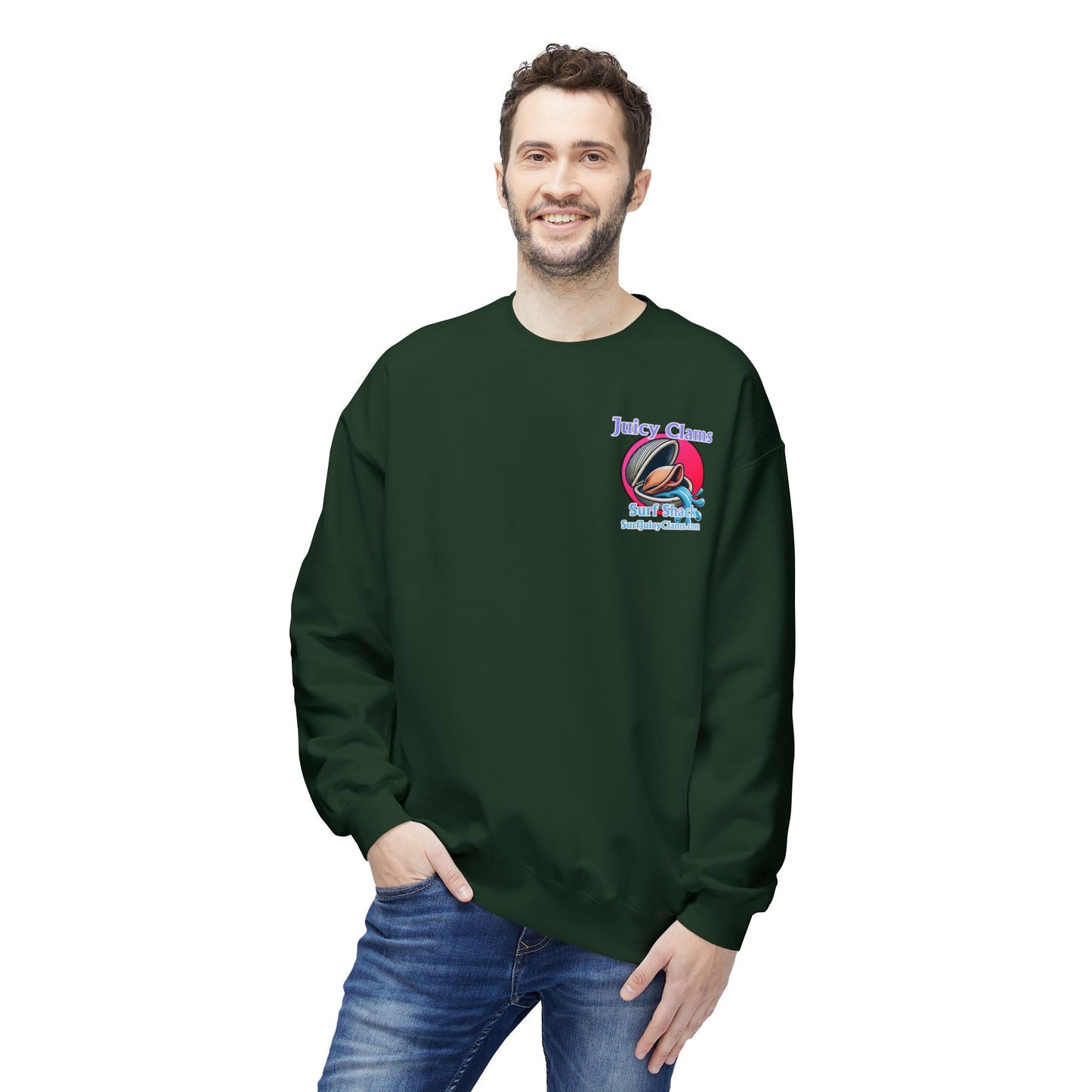 Juicy Clams Unisex Midweight Sweatshirt (A007)